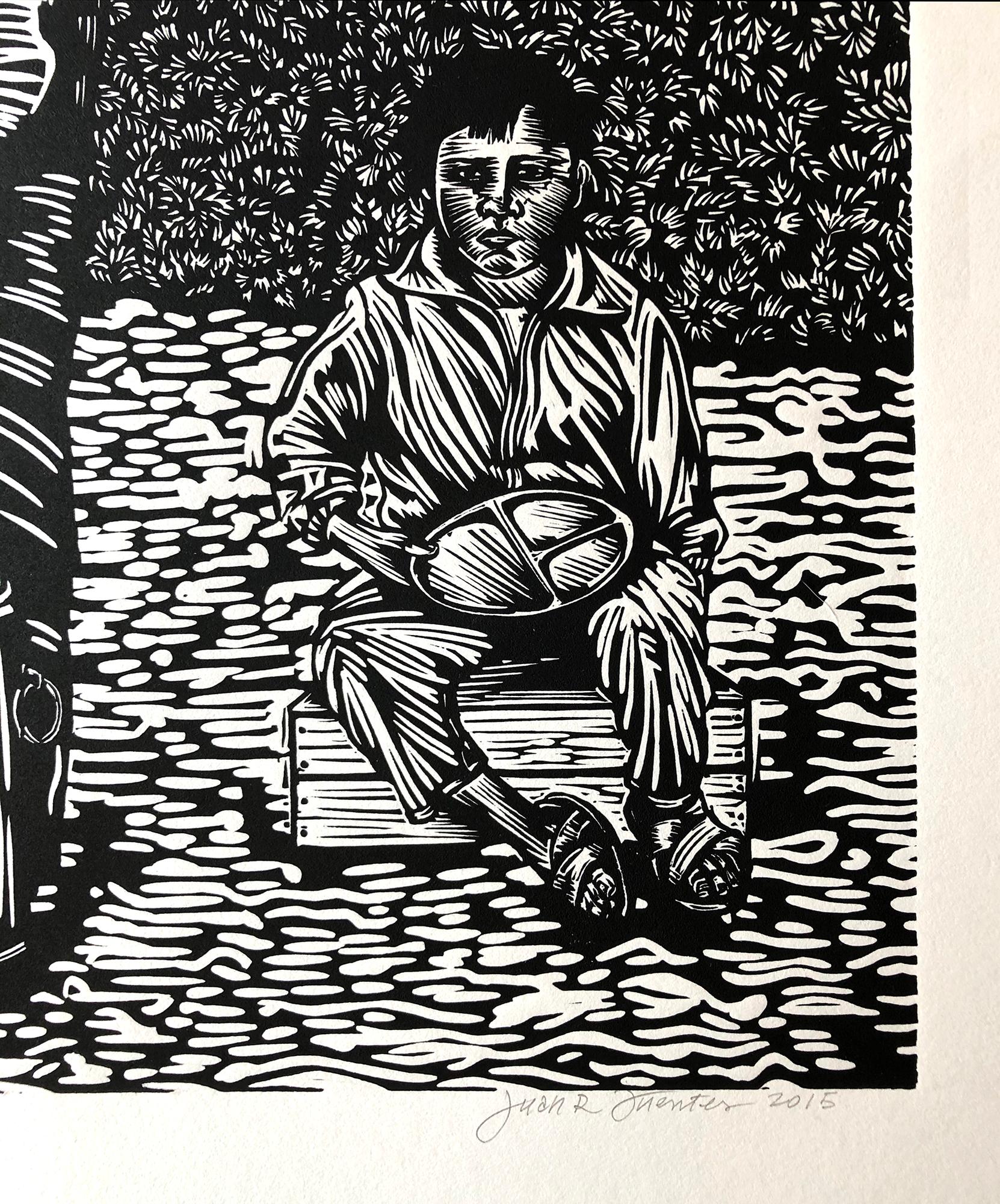 Bracero Brothers - Contemporary Print by Juan Fuentes