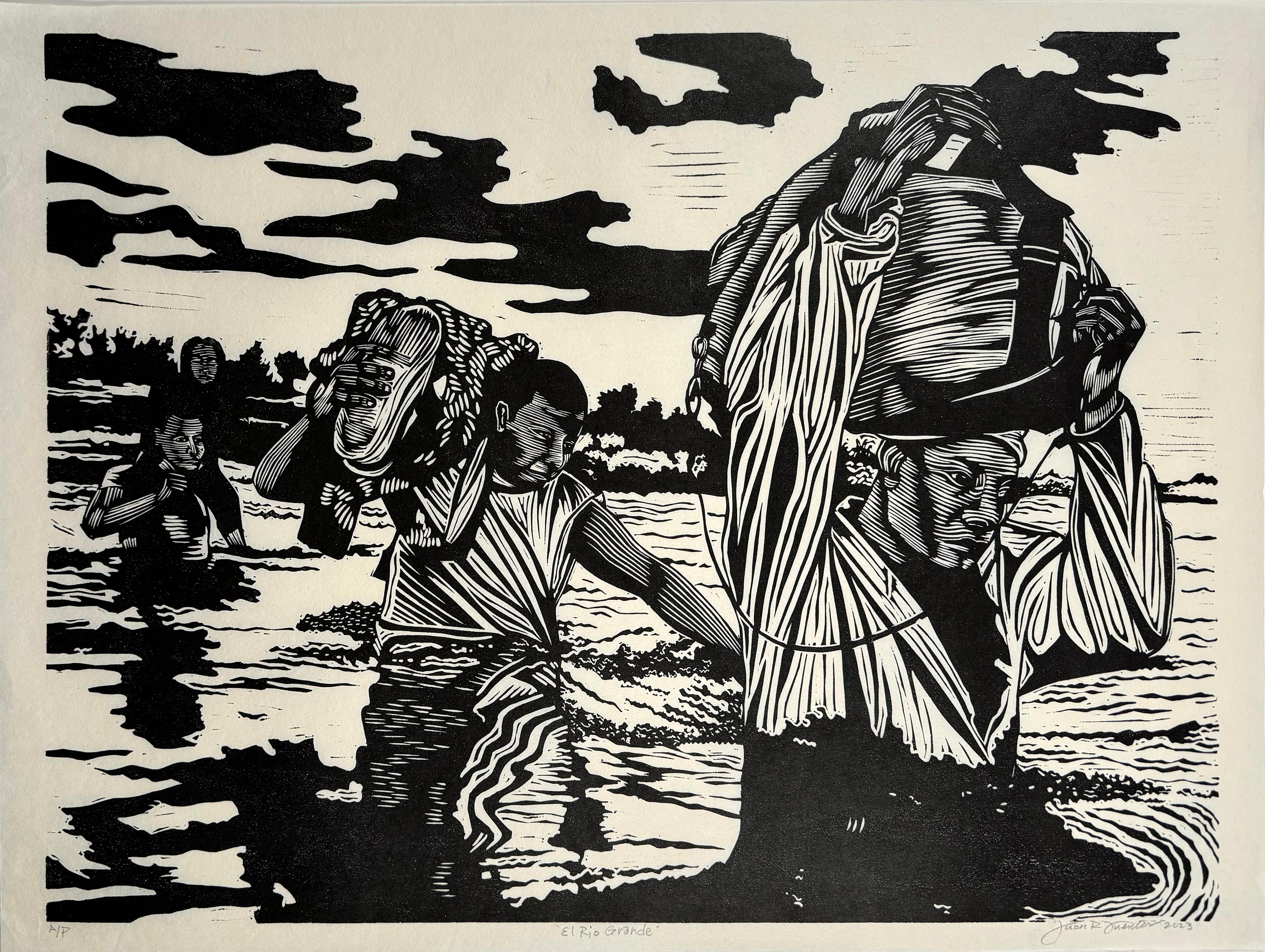 El Río Grande - Print de Juan Fuentes