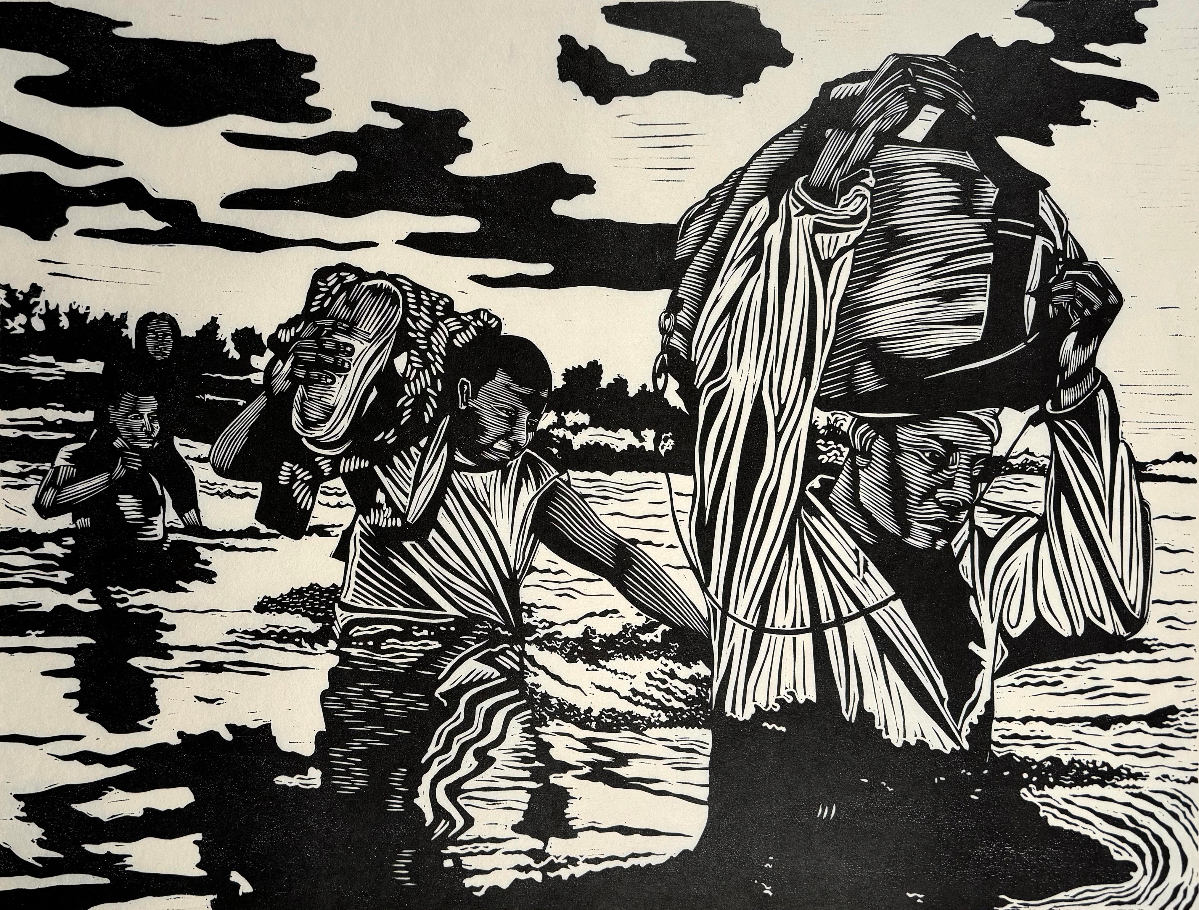 Portrait Print de Juan Fuentes - El Río Grande