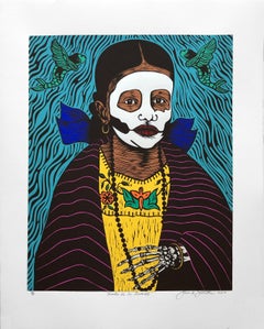 Sueno de La Sirena II (Mermaid dream of Dia de Los Muertos) by Juan Fuentes