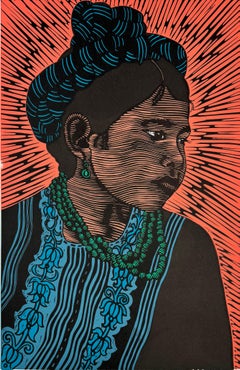 Linocut Portrait Prints