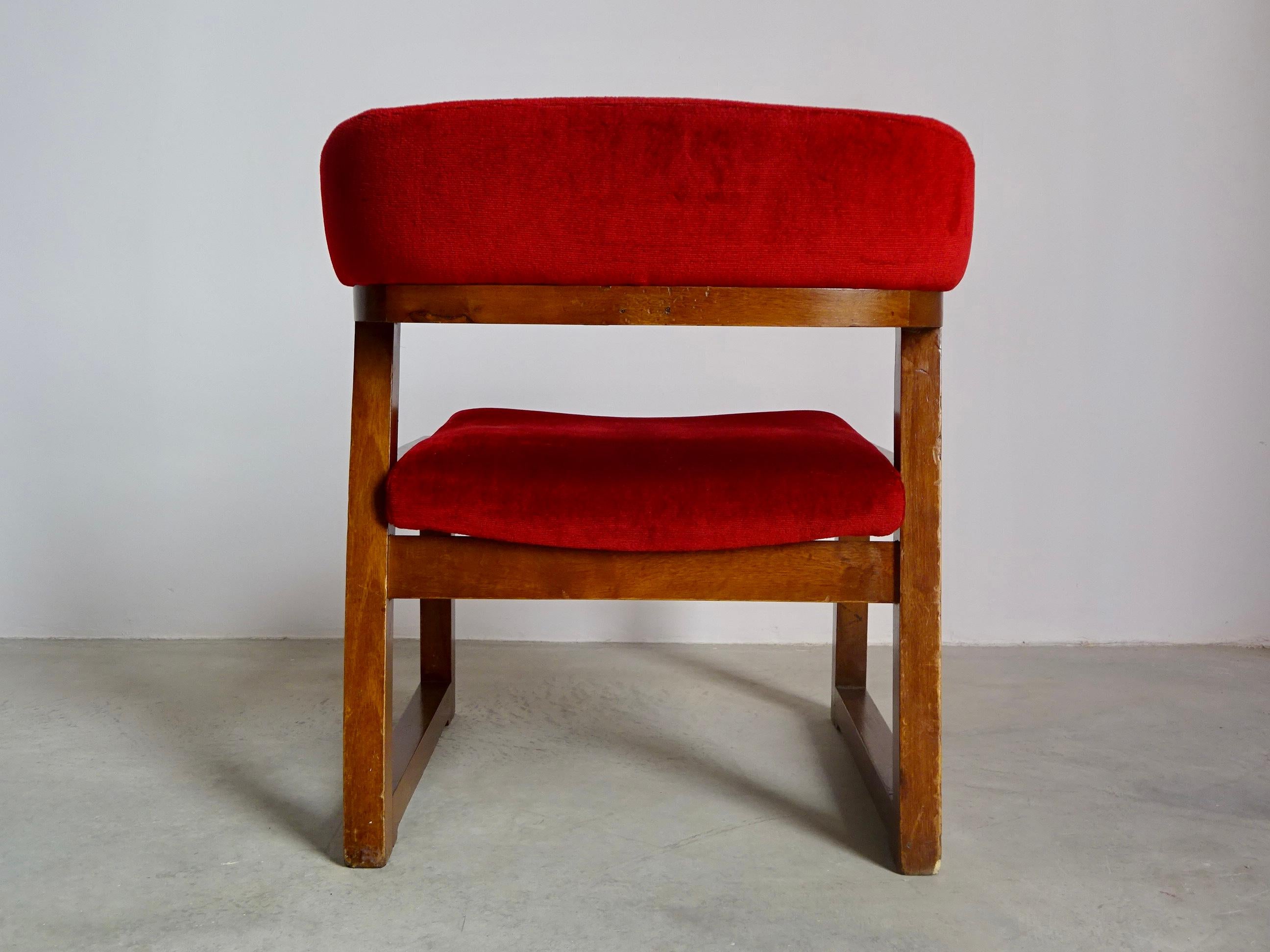 Juan Gamboa Spanish Low Chairs, 1964 For Sale 1