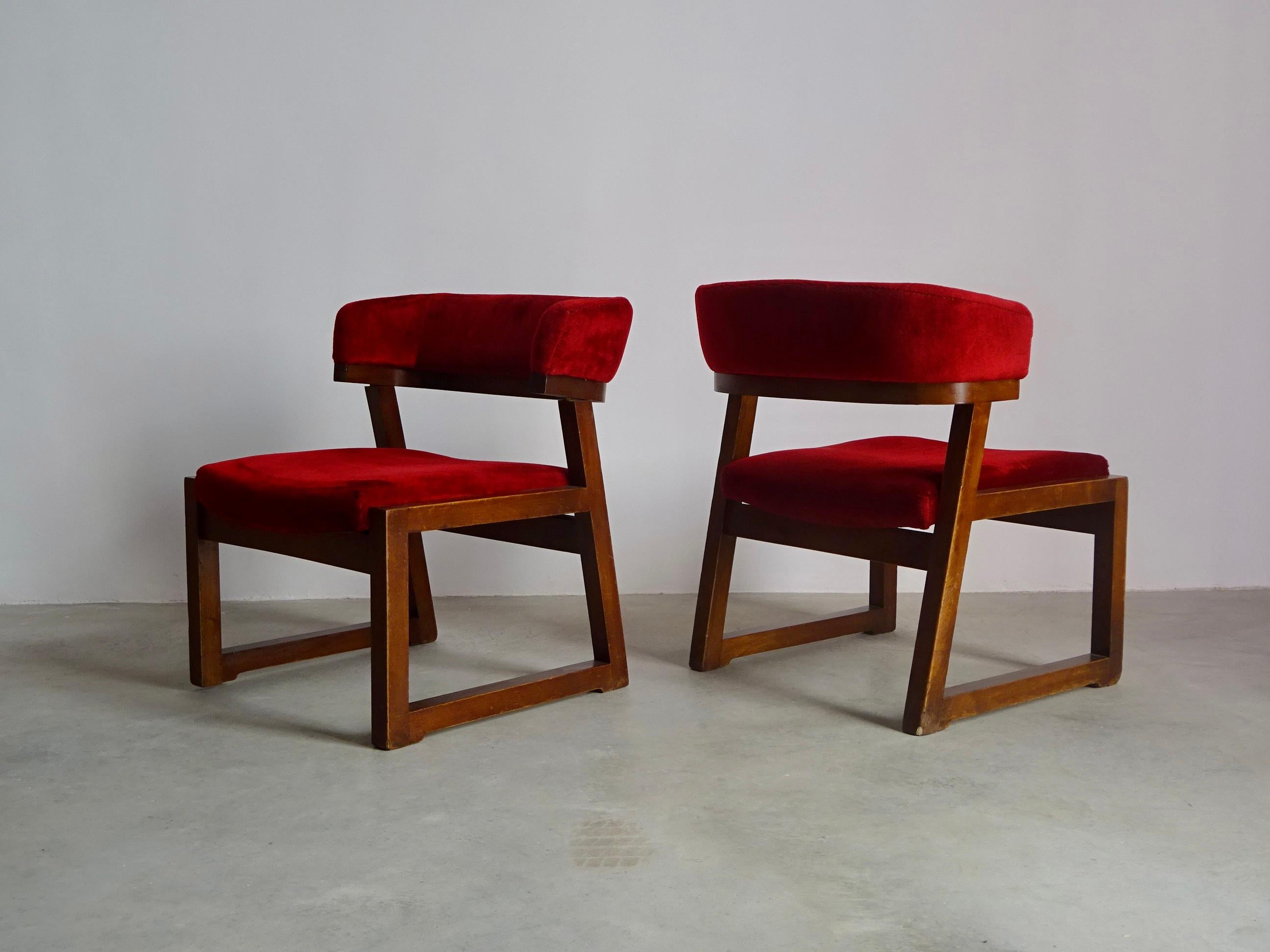 Juan Gamboa Spanish Low Chairs, 1964 For Sale 3