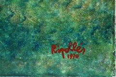 L'artista I, dipinto ad olio di Juan Garciá a Ripollés