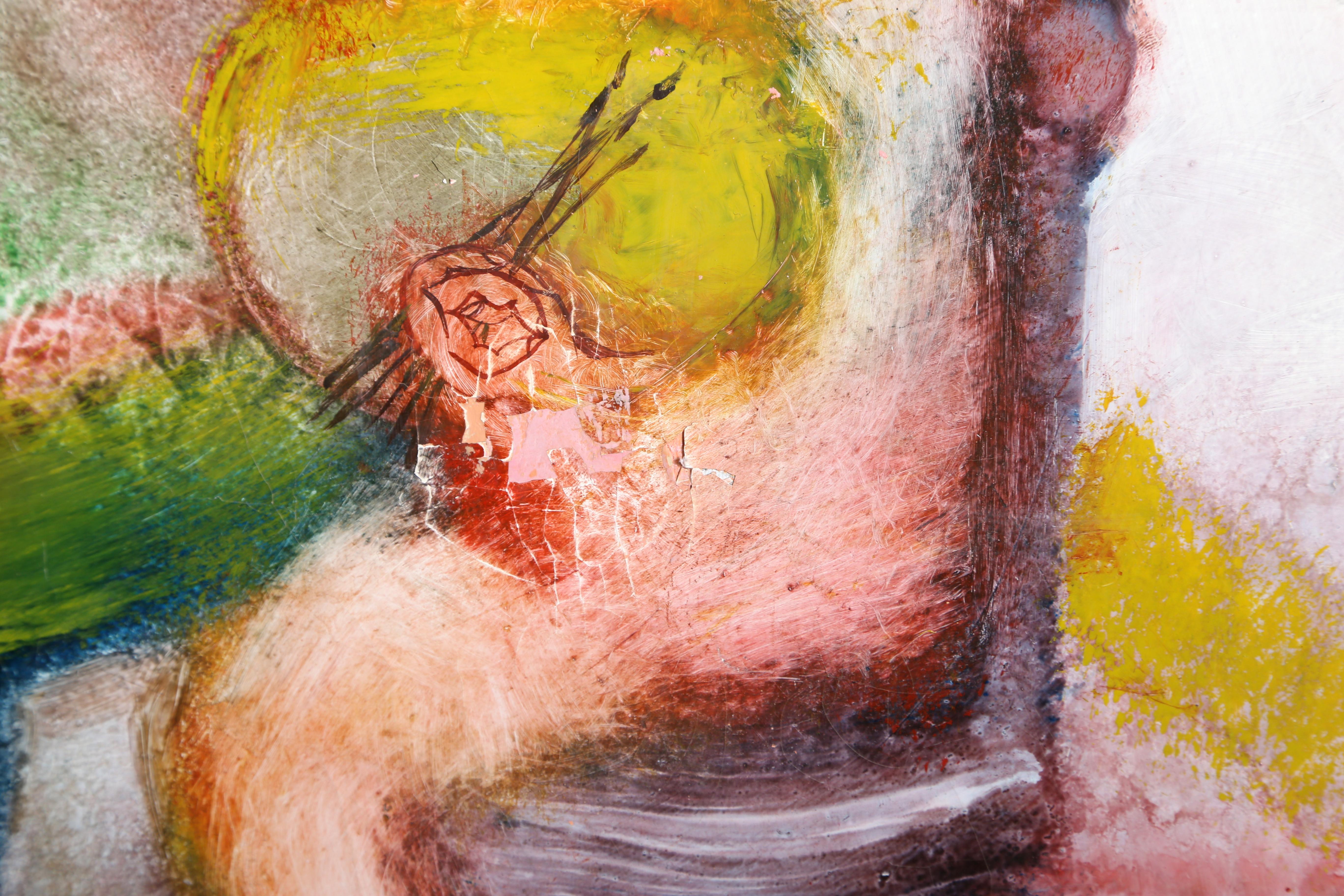 « The Artist III », peinture à l'huile de Juan Garcia Ripolles, 1970 en vente 1