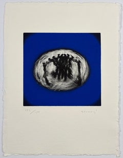 Juan Genoves Artista spagnolo Incisione originale firmata a mano 1996
