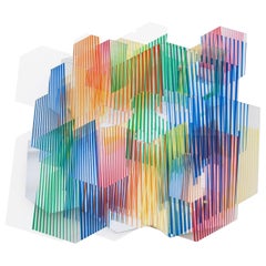 Juan Gerstl "Alegría" Printed Plexiglass Wall-Mounted Sculpture, Spain, 2020