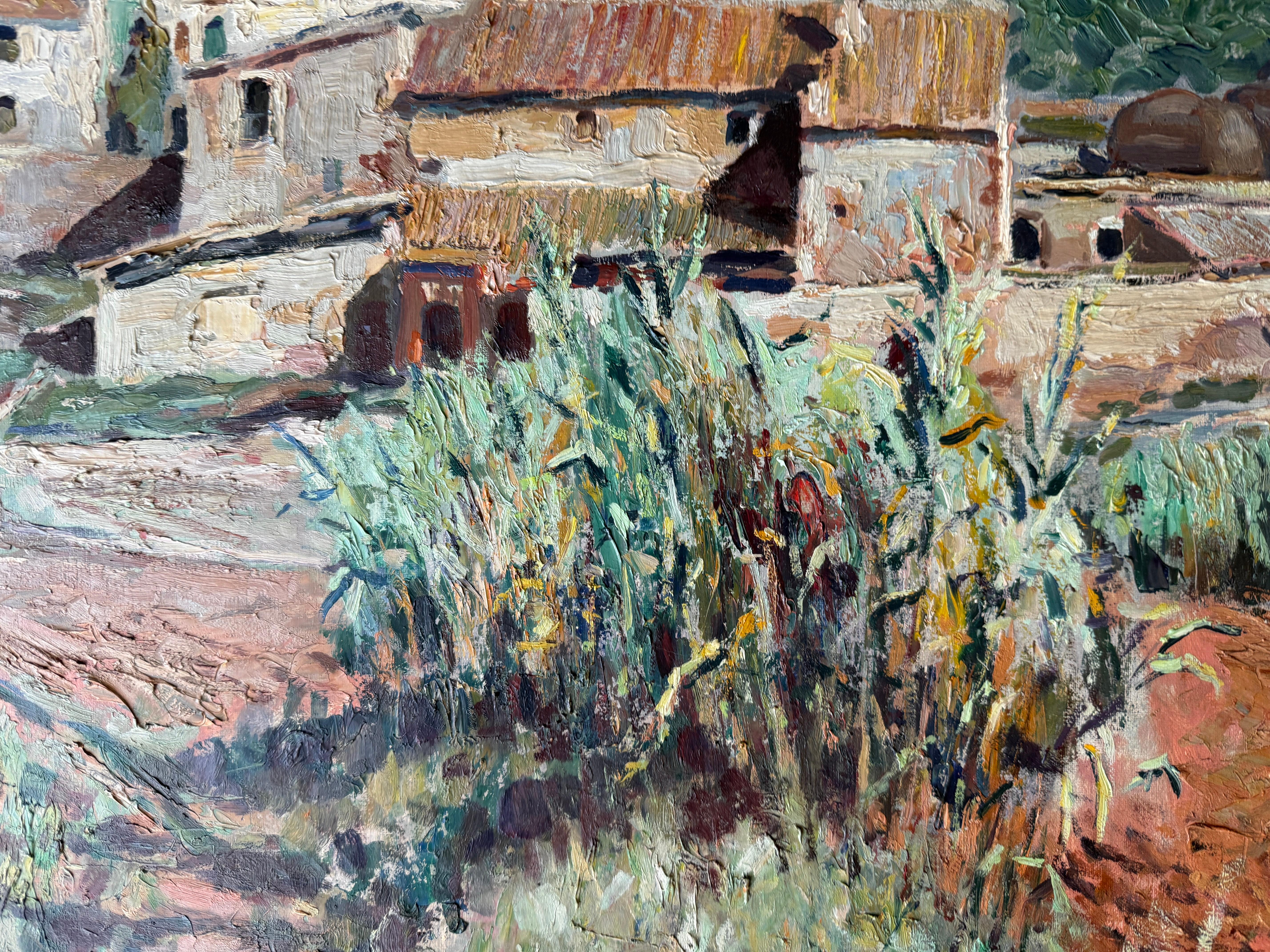 Author: Joan Gil i Gil (Barcelona, 1900 – 1984)
Title: Autumn Morning
Date: 1934
Technique: Oil on canvas
Dimensions: 81 × 100 cm (31.9 × 39.4 in)
Signature: Signed lower left: Joan Gil
Inscription on the reverse: “Joan Gil – 1934 – Matí de