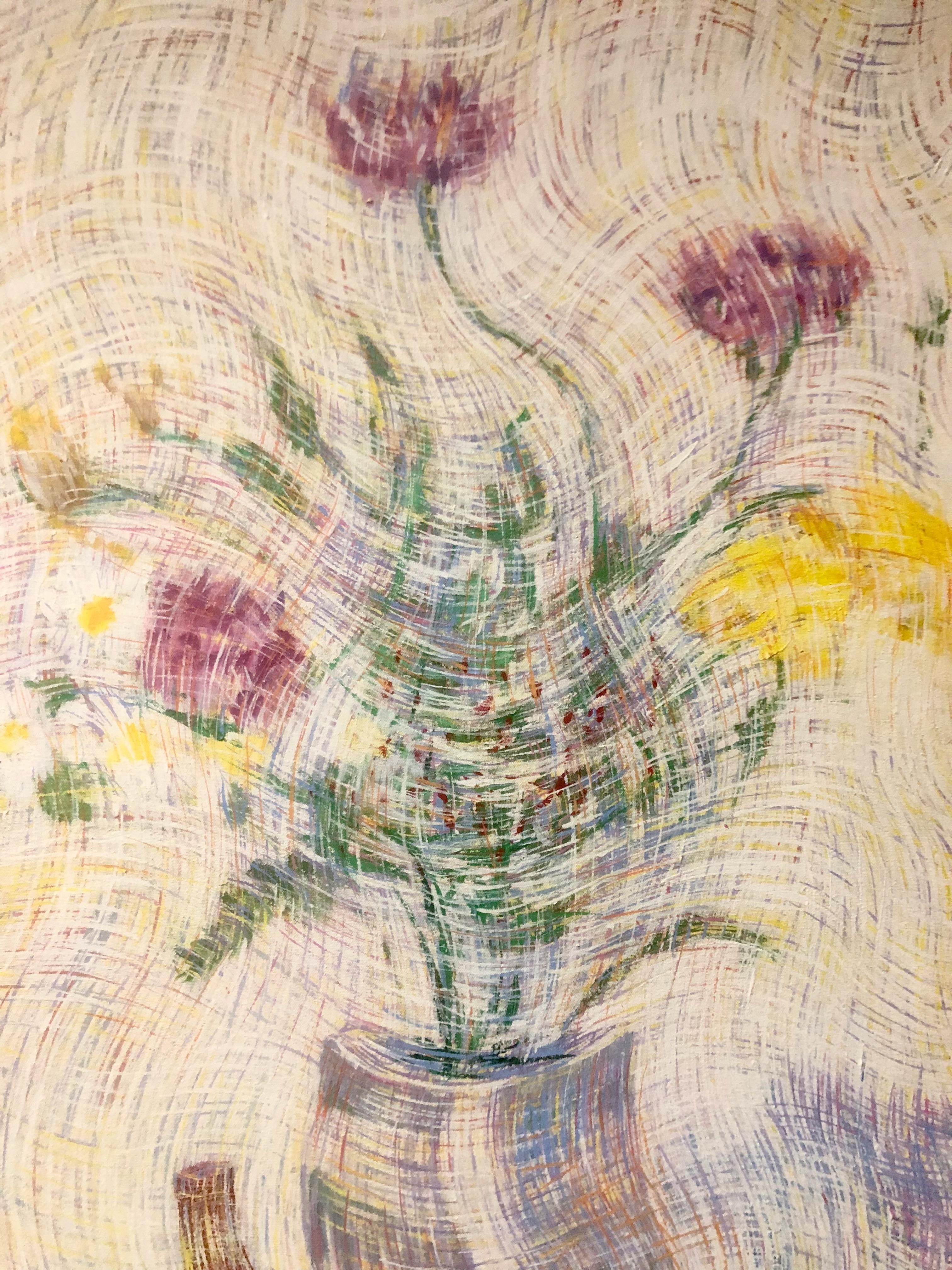 Bodegon #25, großes Stillleben (Braun), Still-Life Painting, von Juan Gomez Quiroz