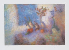 Bodegon 31, Surreal Still Life Lithograph by Quiroz