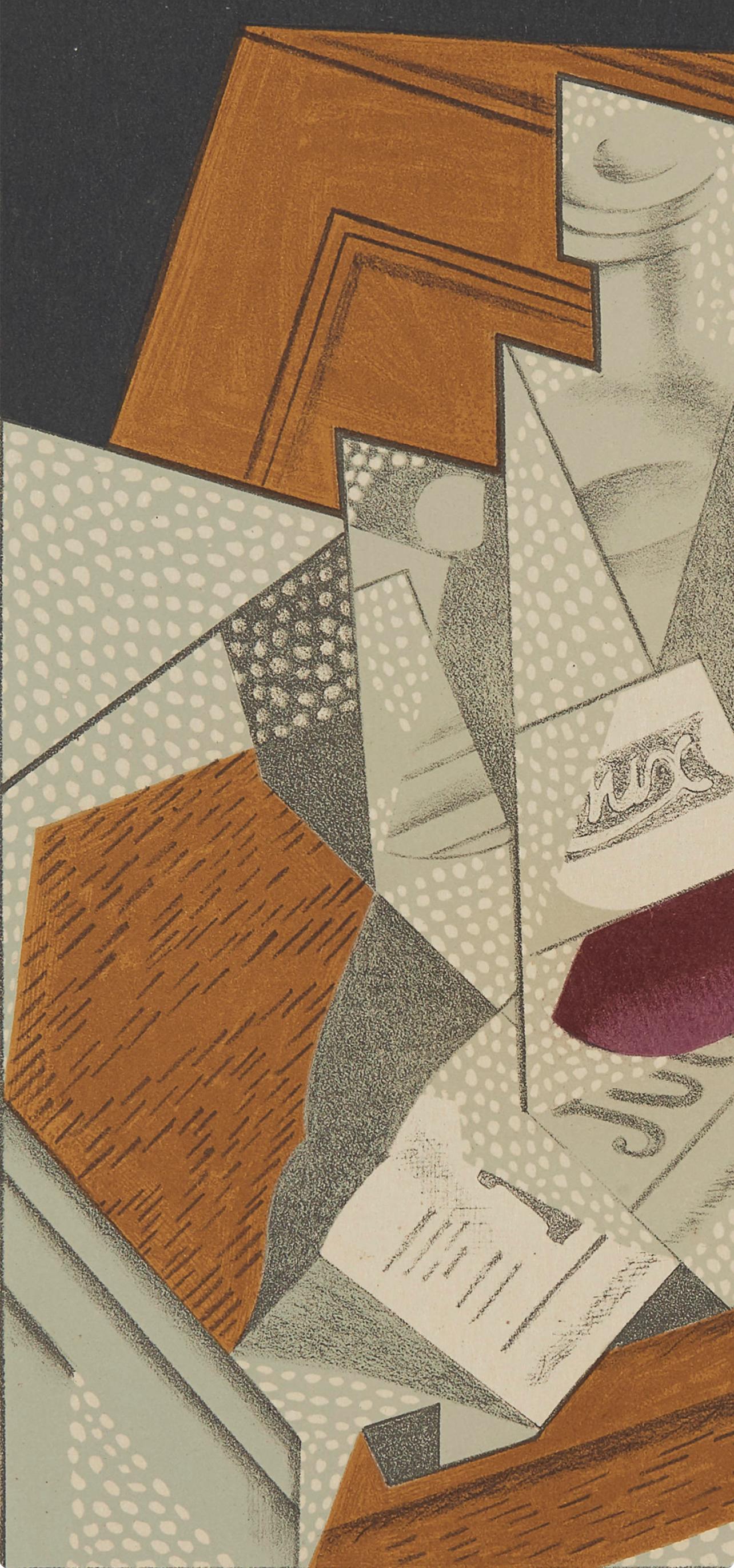 Gris, Bouteille (Kahnweiler 1969), Au Soleil du Plafond (après) en vente 1