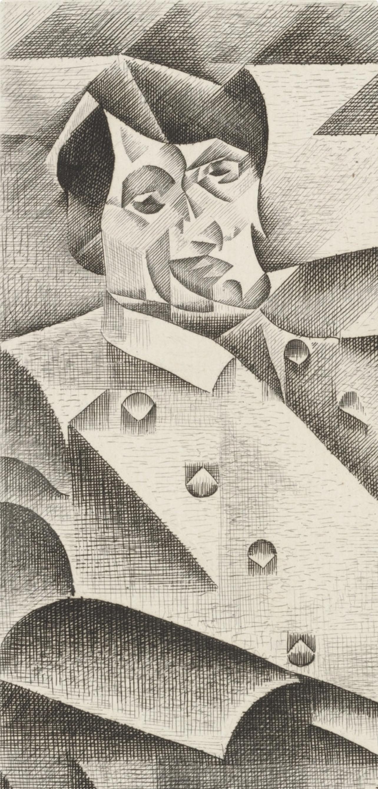 Gris, Composition du cubisme (d'après) - Print de Juan Gris