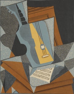Gris, Guitare (Kahnweiler 1969), Au Soleil du Plafond (after)