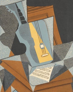 Gris, Guitare (Kahnweiler 26), Au Soleil du Plafond (after)