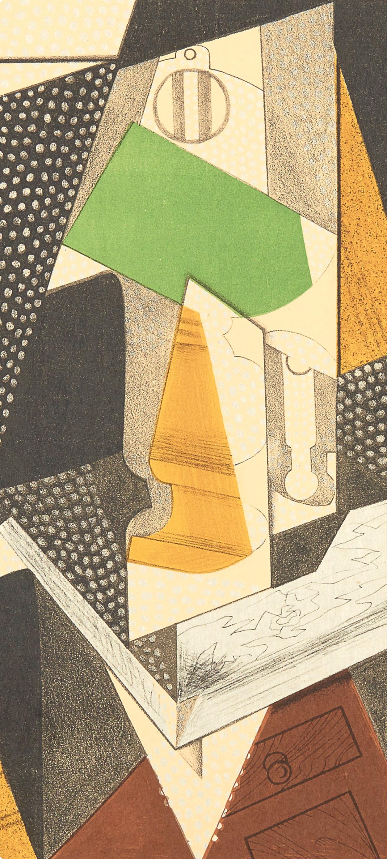 Gris, La Lampe (Kahnweiler 26), Au Soleil du Plafond (after) - Print by Juan Gris