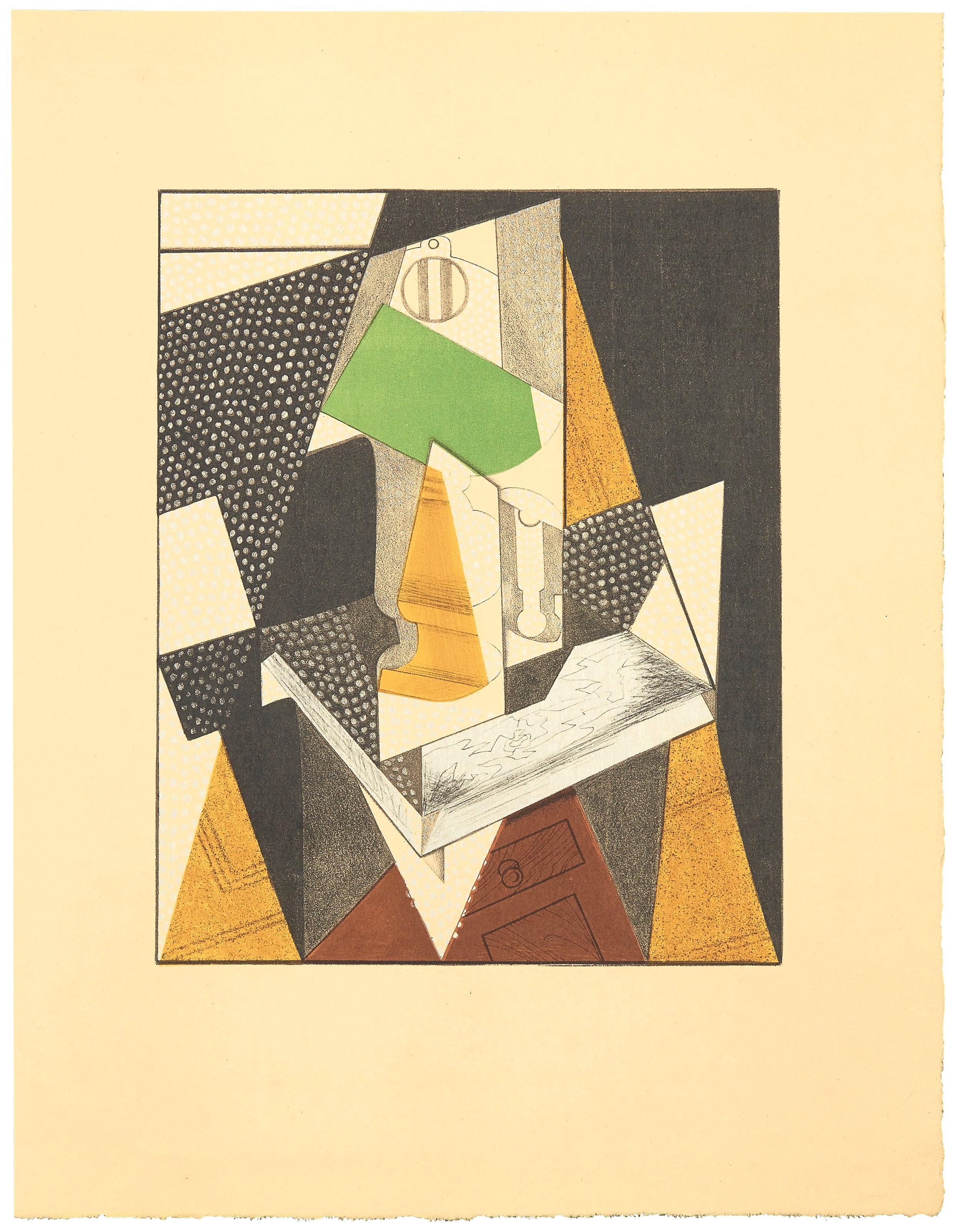 Lithograph on vélin des papeteries d'Arches paper. Paper Size: 16.93 x 12.99 inches. Inscription: Unsigned and unnumbered, as issued. Catalogue raisonné reference: Kahnweiler, Daniel-Henry. Juan Gris: His Life and Work. Abrams, 1969, illustration