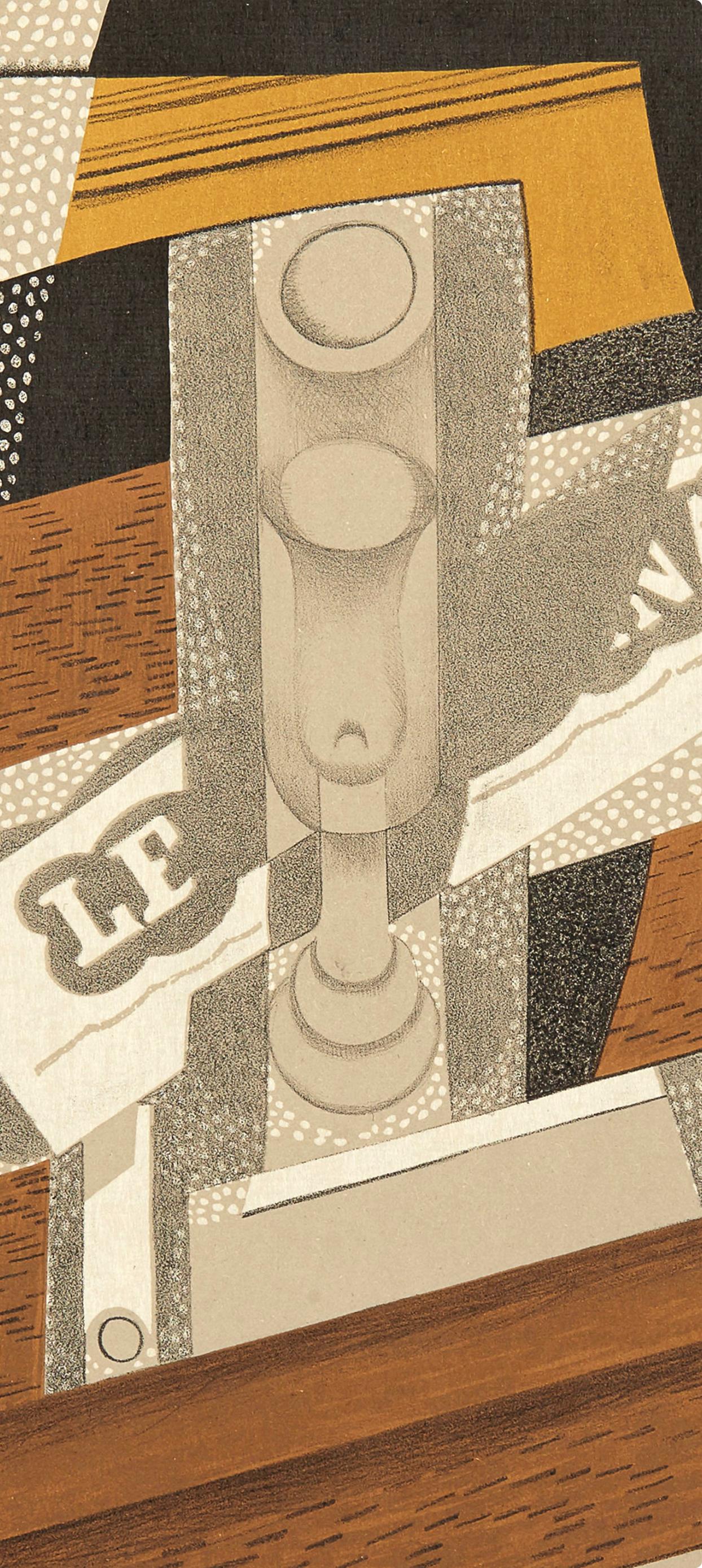 Gris, La Pipe (Kahnweiler 26), Au Soleil du Plafond (after) - Print by Juan Gris