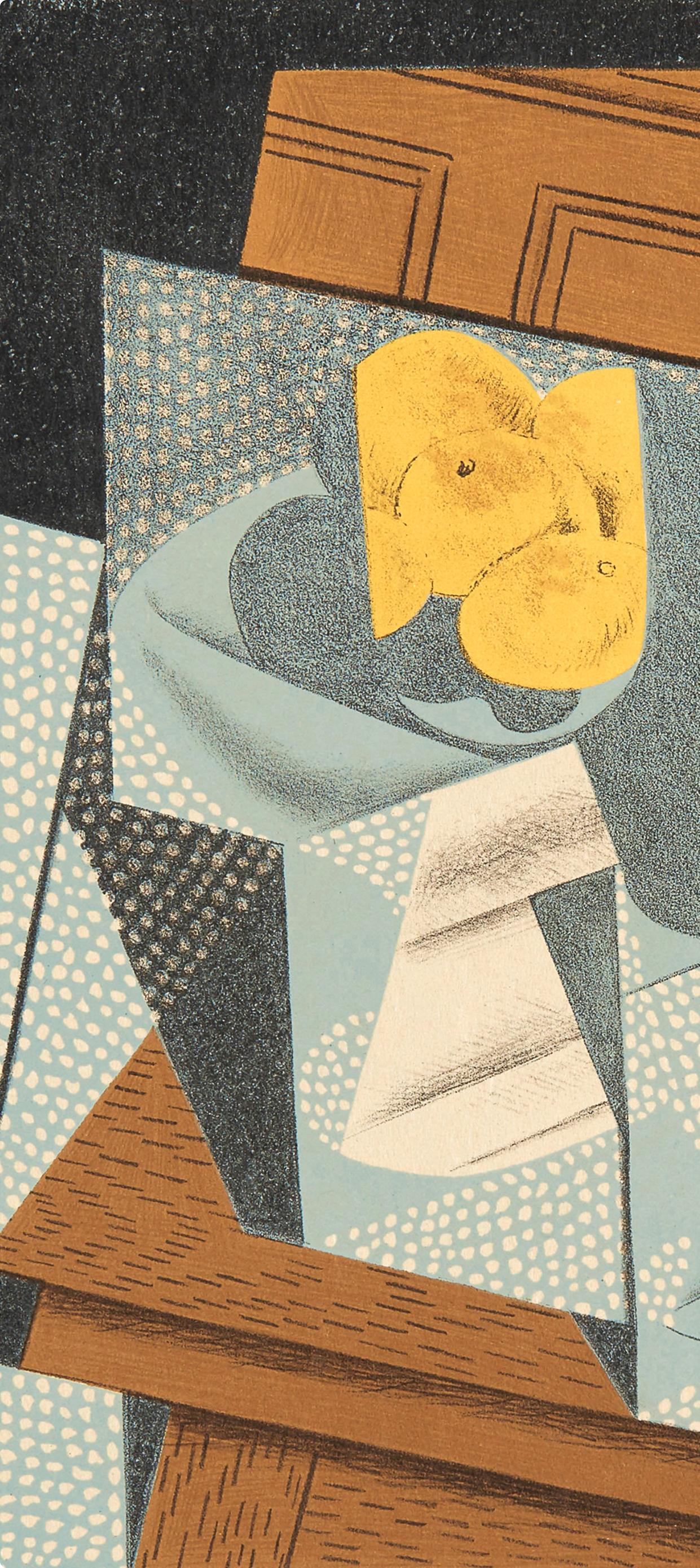 Gris, La Pipe (Kahnweiler 26), Au Soleil du Plafond (after) - Print by Juan Gris