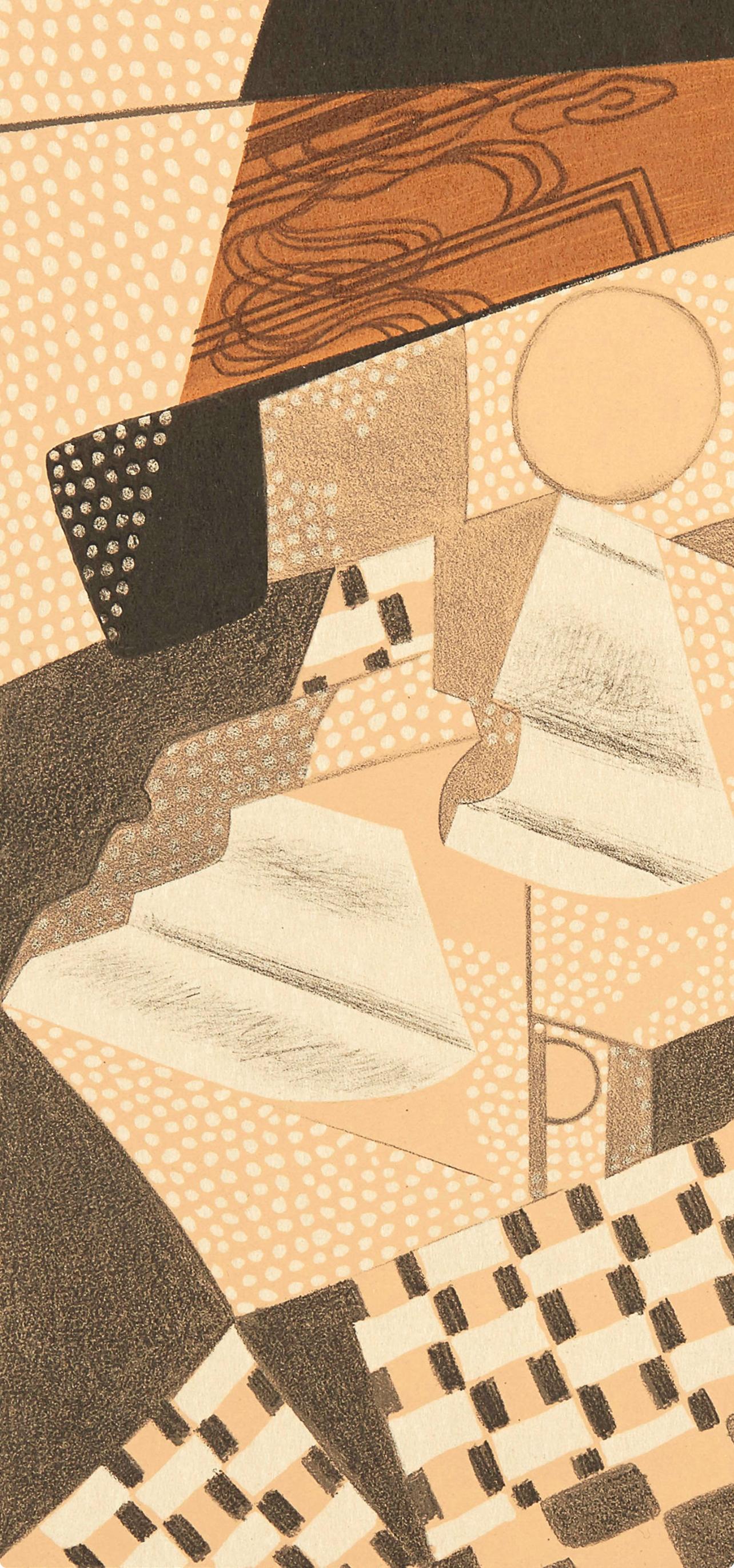 Gris, La Soupière (Kahnweiler 26), Au Soleil du Plafond (after) - Print by Juan Gris