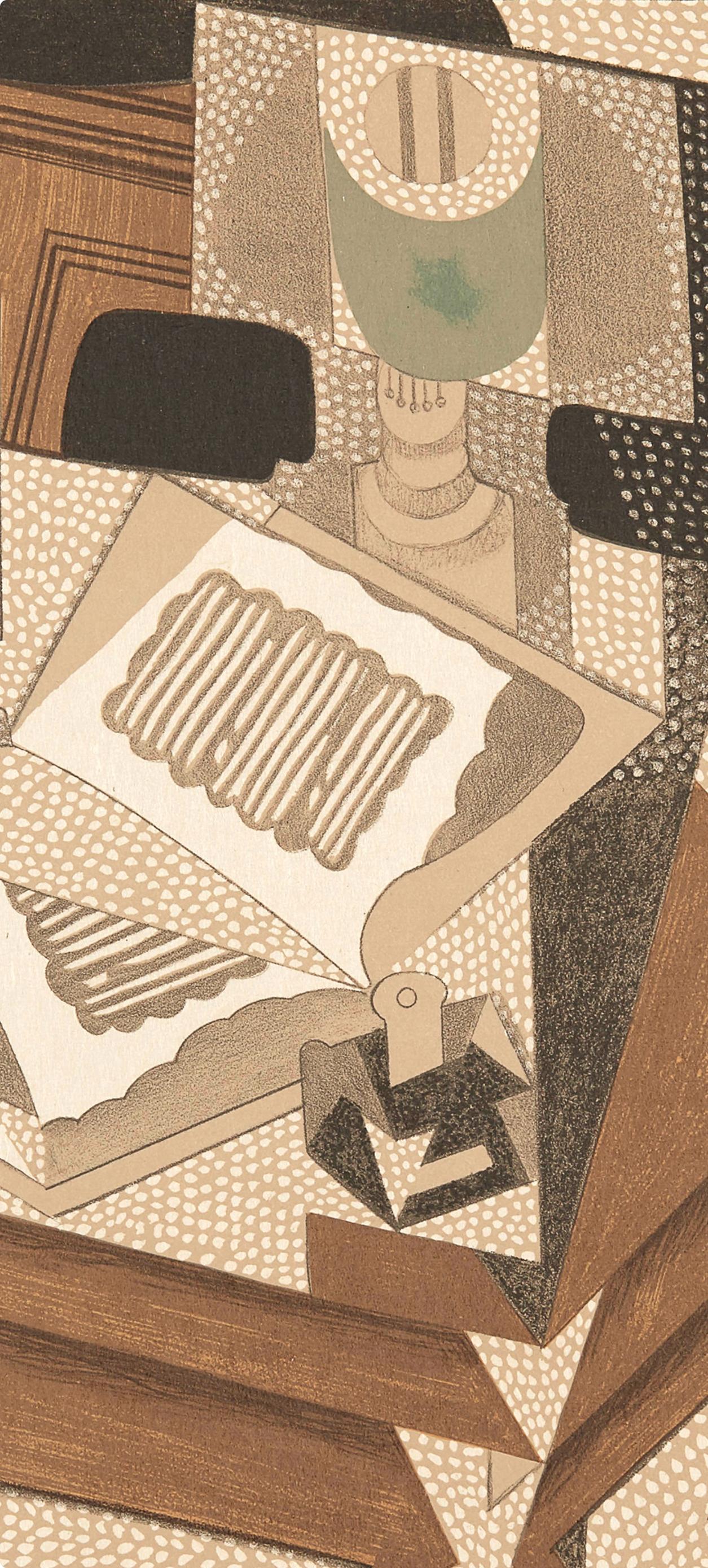 Gris, Le Livre (Kahnweiler 26), Au Soleil du Plafond (after) - Print by Juan Gris