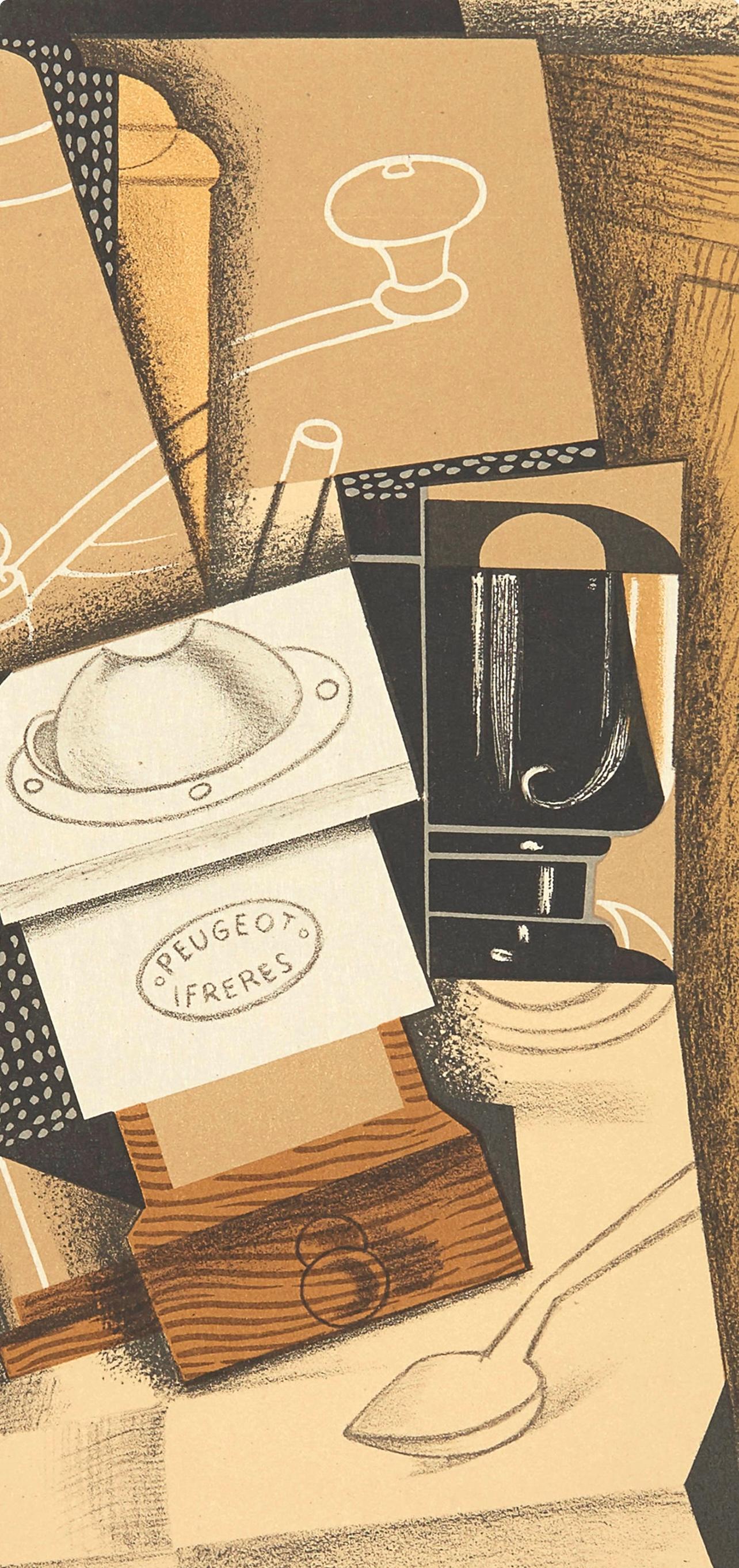 Gris, Le Moulin à Café I (Kahnweiler 26), Au Soleil du Plafond (after) - Print by Juan Gris