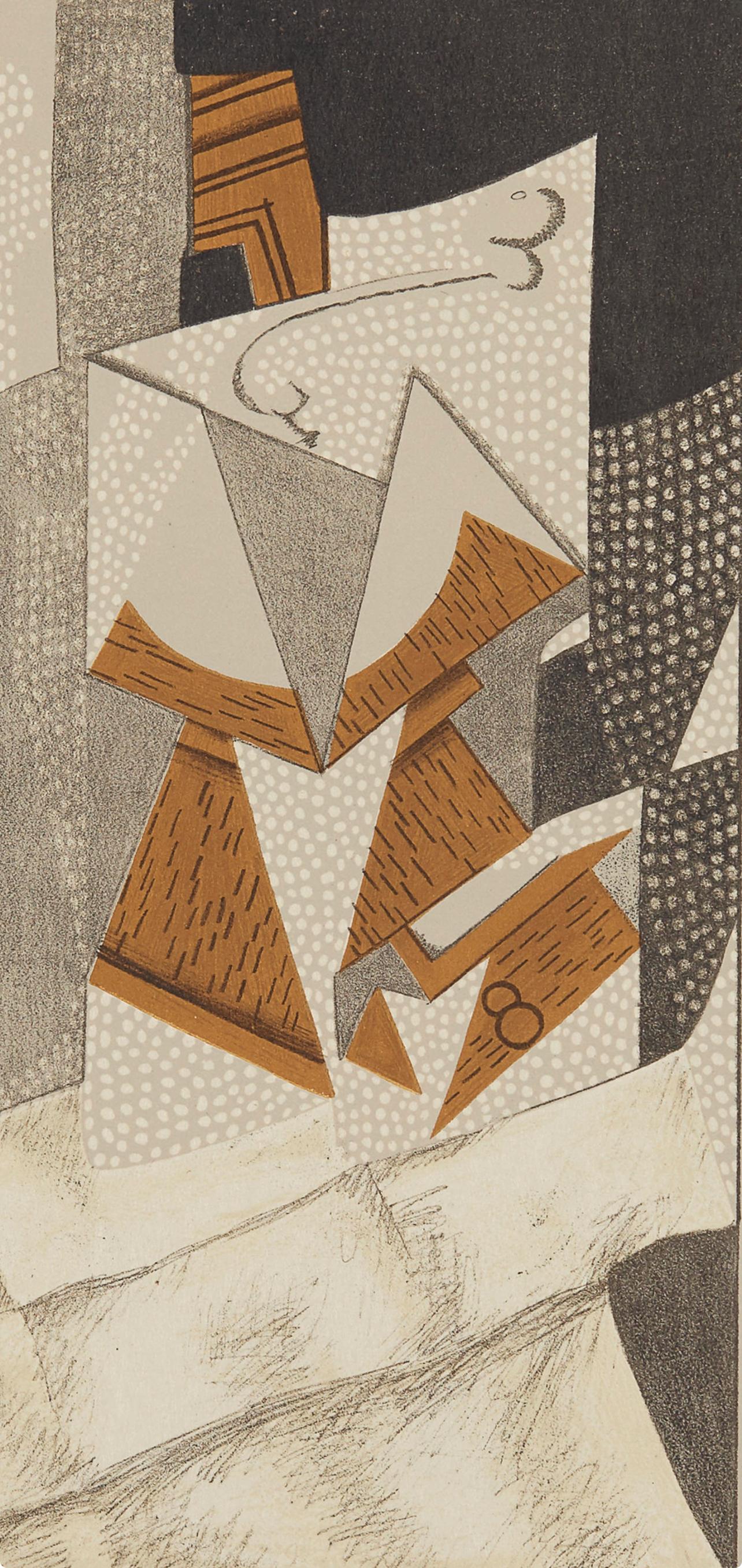 Gris, Moulin à Cafe II (Kahnweiler 1969), Au Soleil du Plafond (après) - Moderne Print par Juan Gris