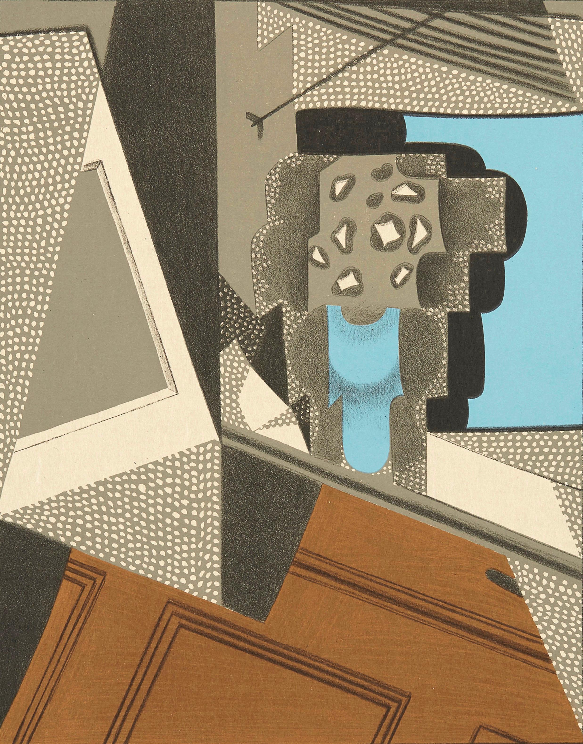 Gris, Pot de Fleurs (Kahnweiler 26), Au Soleil du Plafond (después)