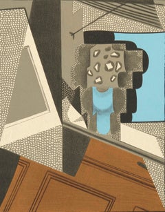 Gris, Pot de Fleurs (Kahnweiler 26), Au Soleil du Plafond (after)