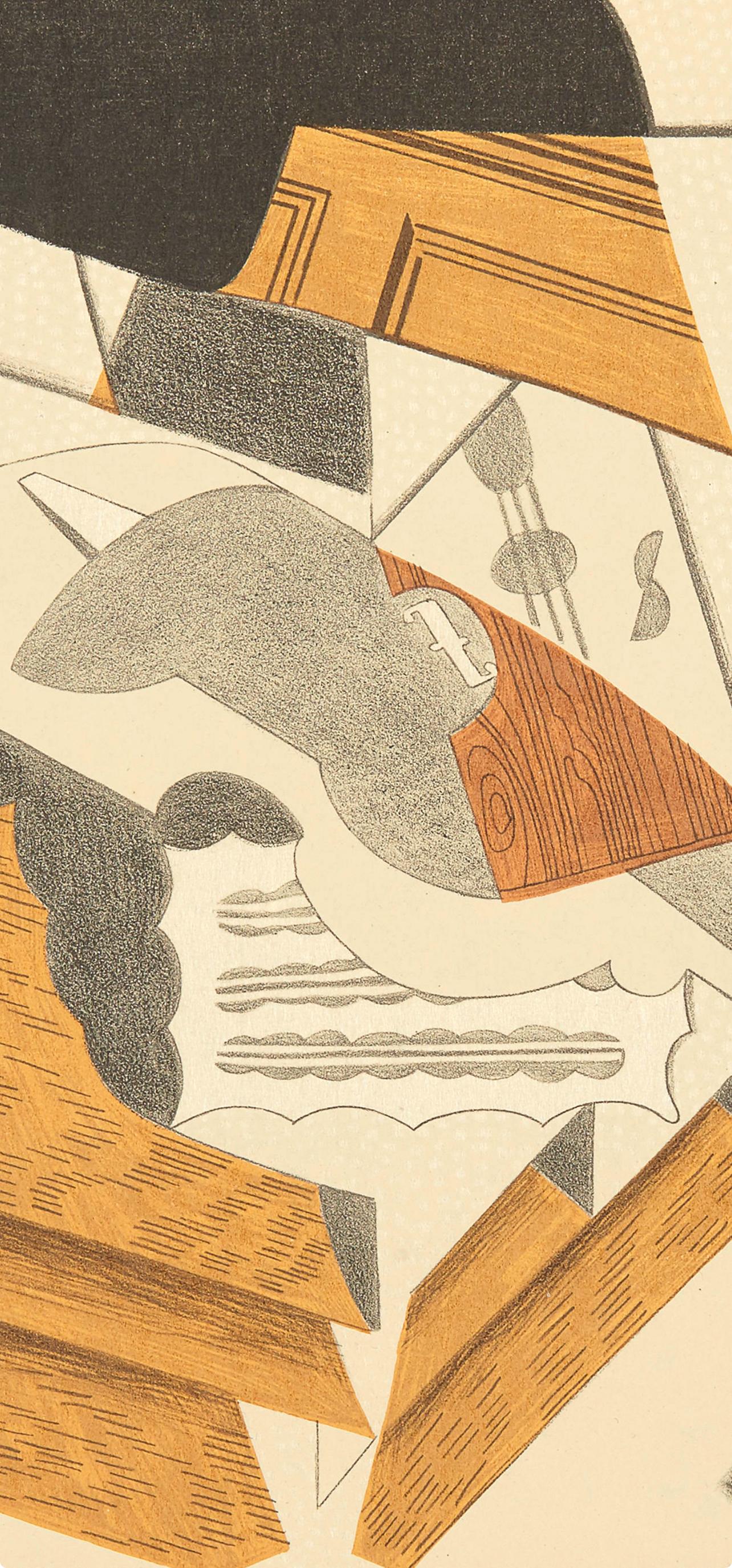 Gris, Violin (Kahnweiler 26), Au Soleil du Plafond (after) - Print by Juan Gris