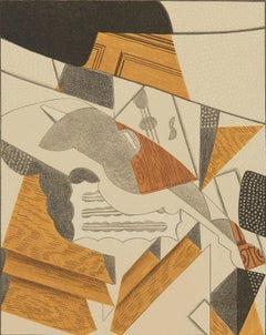 Gris, Violon (Kahnweiler 1969), Au Soleil du Plafond (after)