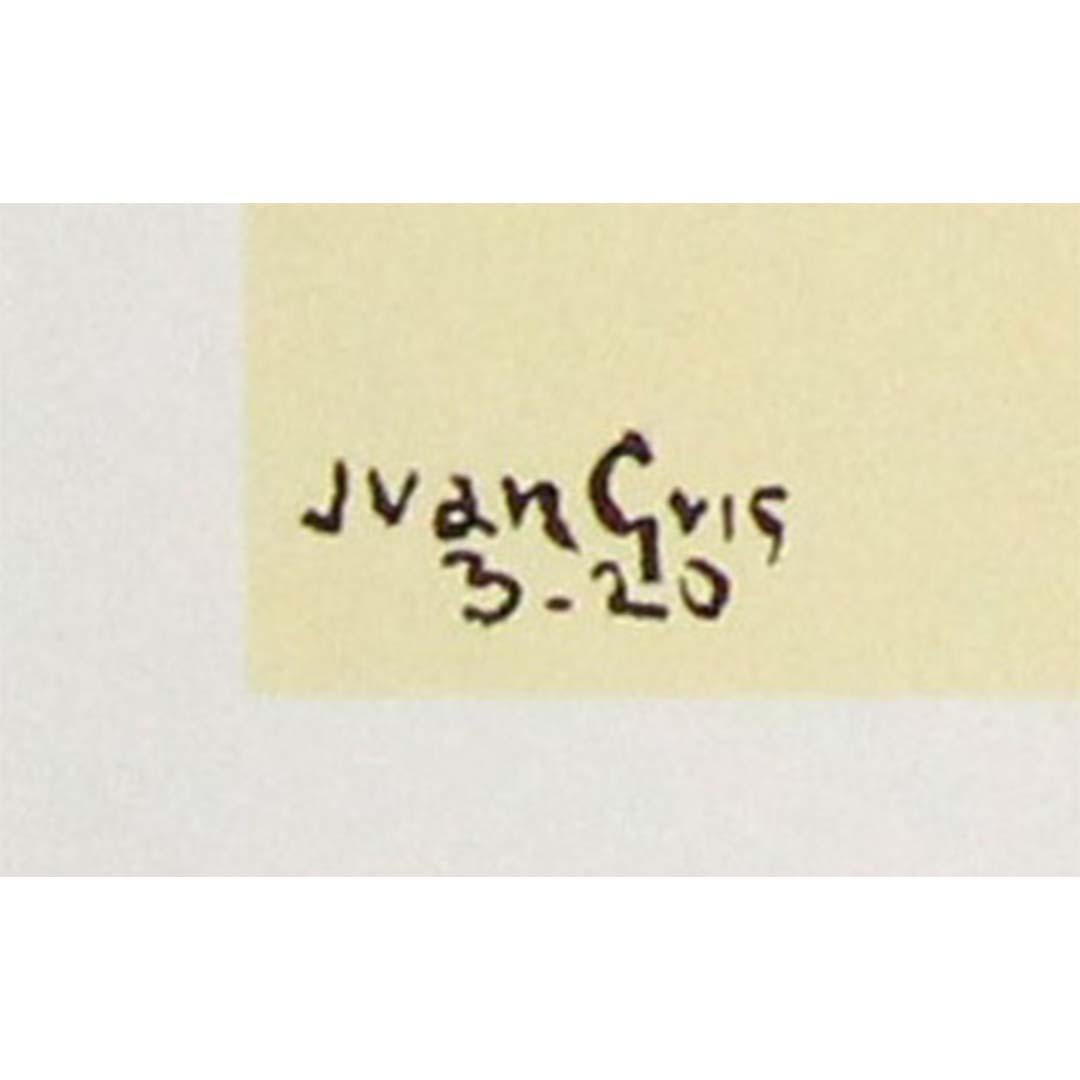 “Guitarra y Clarinette” is a 1990 original poster - Juan Gris For Sale 2