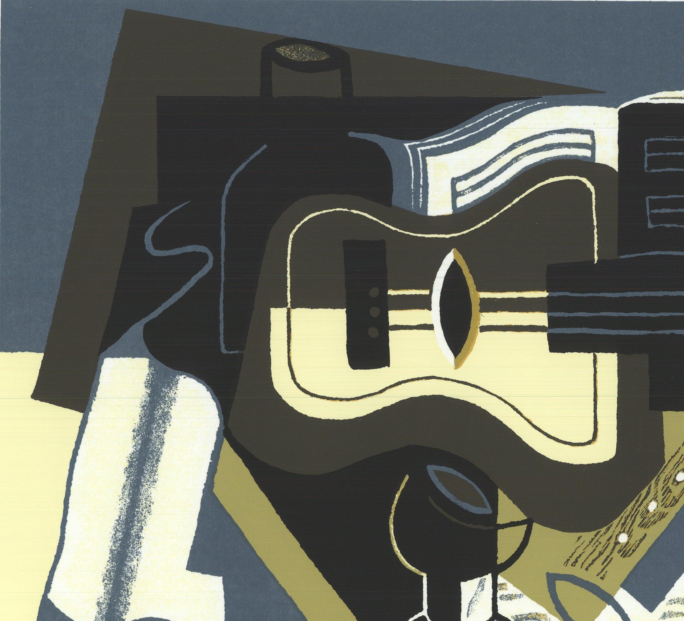 Juan Gris „Guitar und Clarinet“ 1991- Serigrafie im Angebot 2
