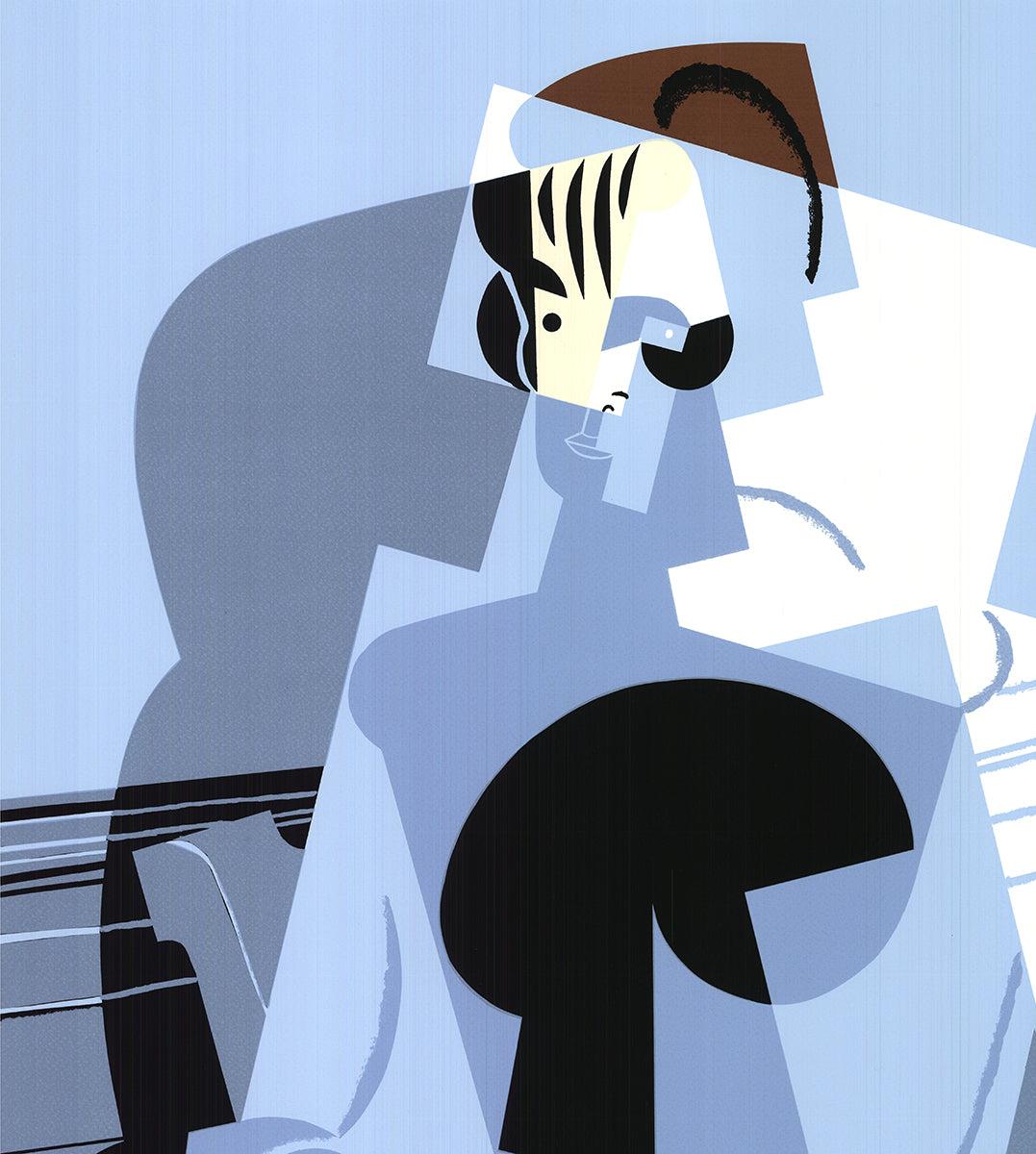 Juan Gris 'Portrait of Josette Gris' 1992- Serigraph For Sale 1