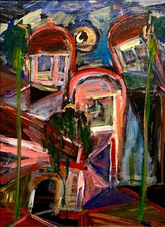 Carmel California Fauvist Plein Air Landscape Painting Latin American Artist