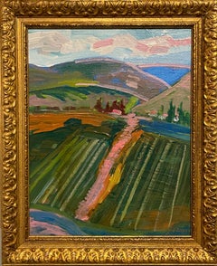 Monterey California Fauvist Plein Air Landscape Painting Latin American Artist