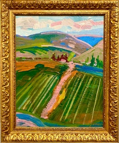 Monterey California Fauvist Plein Air Landscape Painting Latin American Artist