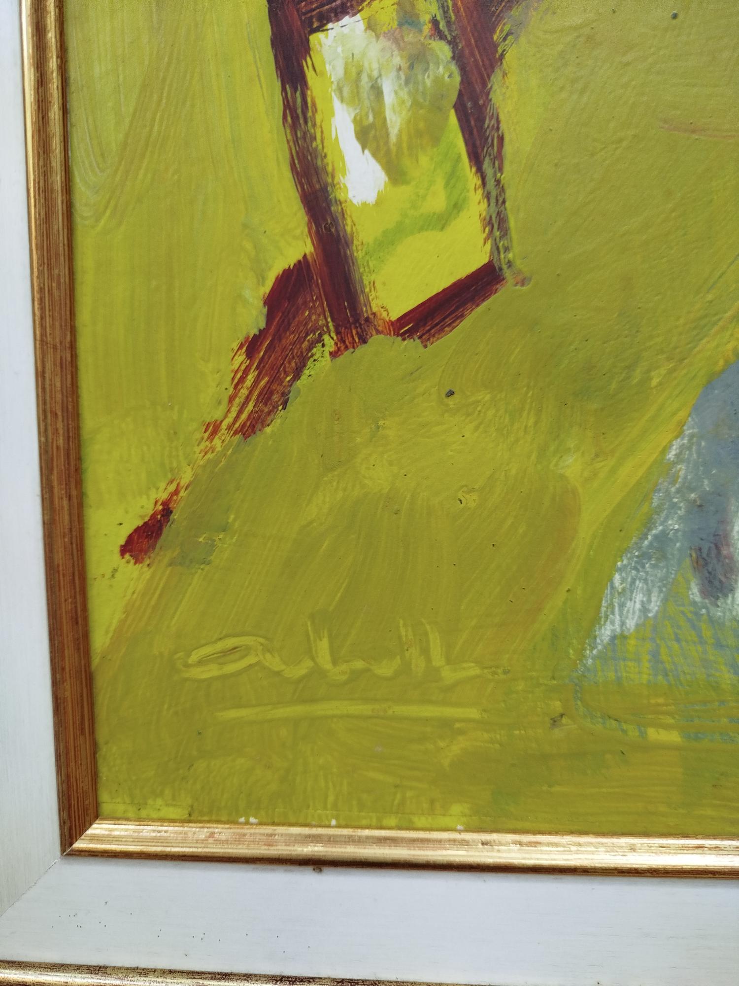 Abella 6 Original--  PAINTING - Cubist Painting by Juan Jose Abella Rubio
