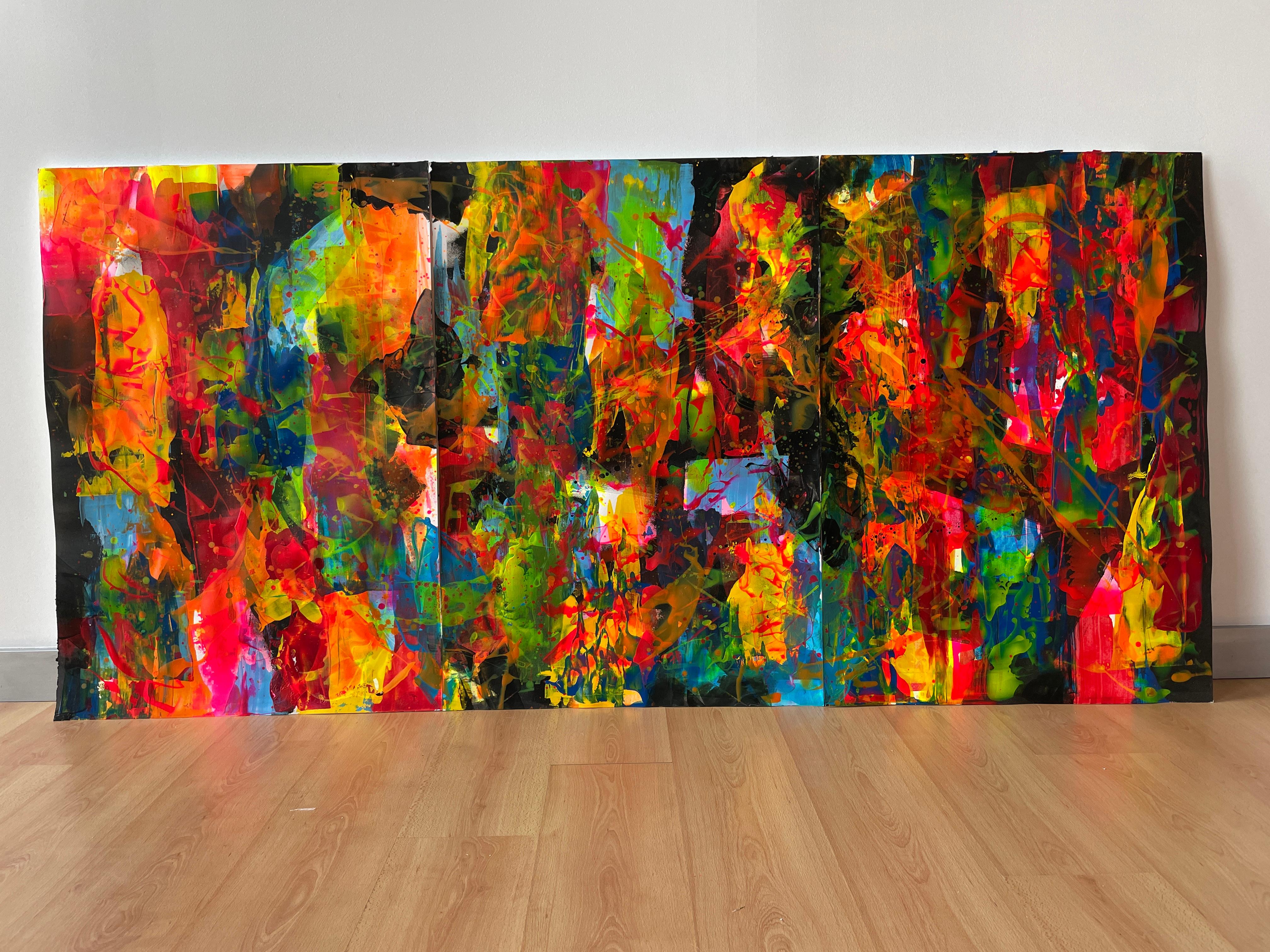 Un viaje a través del color - Tríptico en venta 2