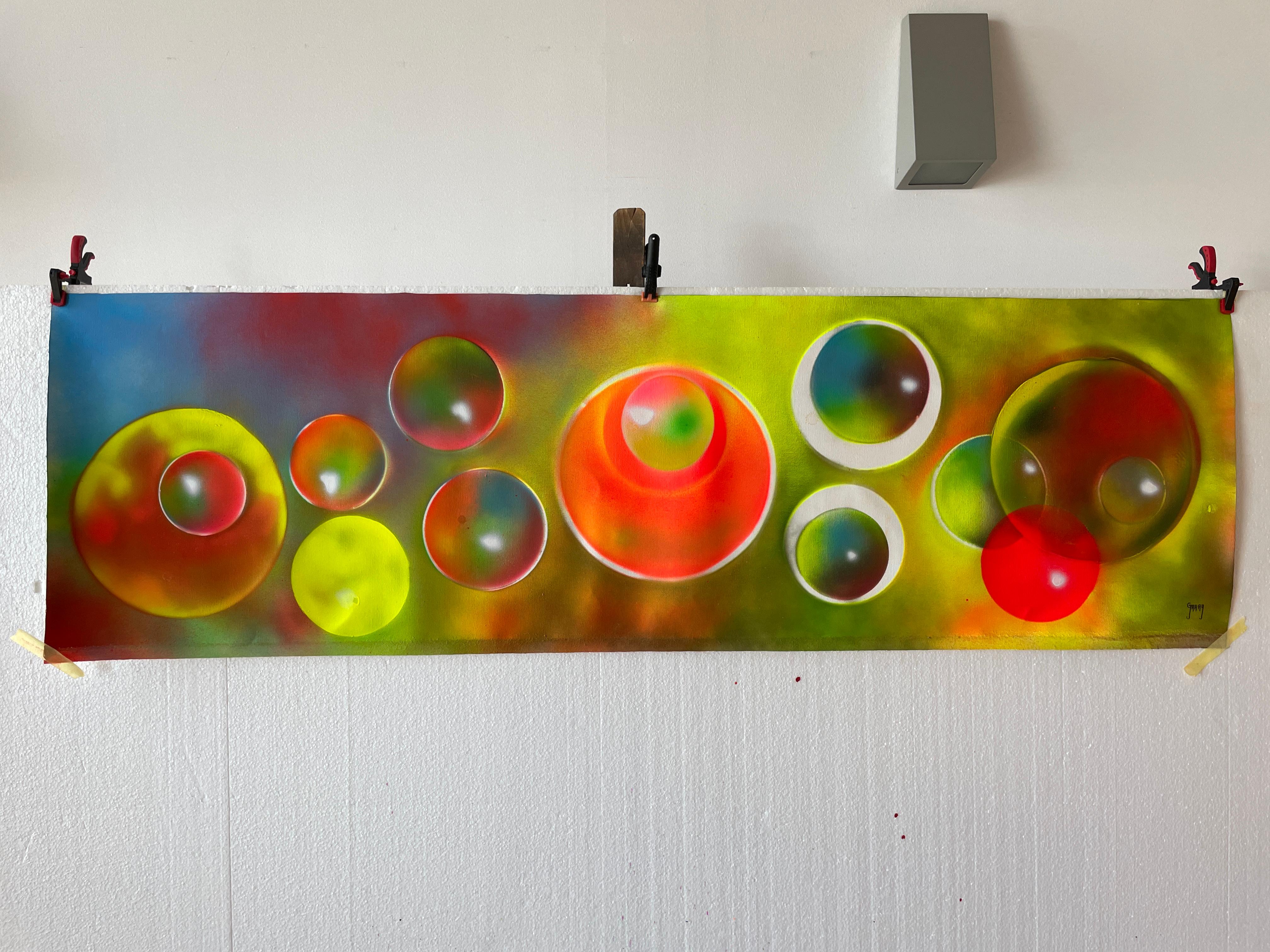 Abstract Dance - Painting by Juan Jose Garay