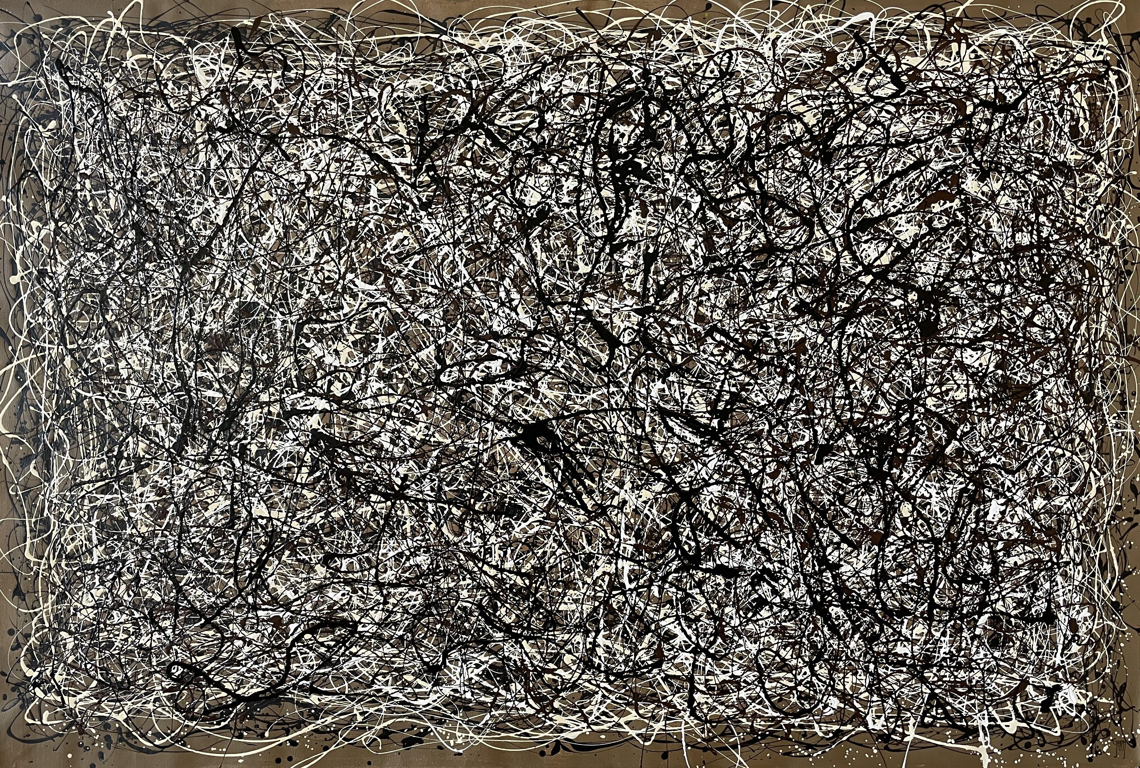 Juan Jose Garay Abstract Painting - Abstract Dignity