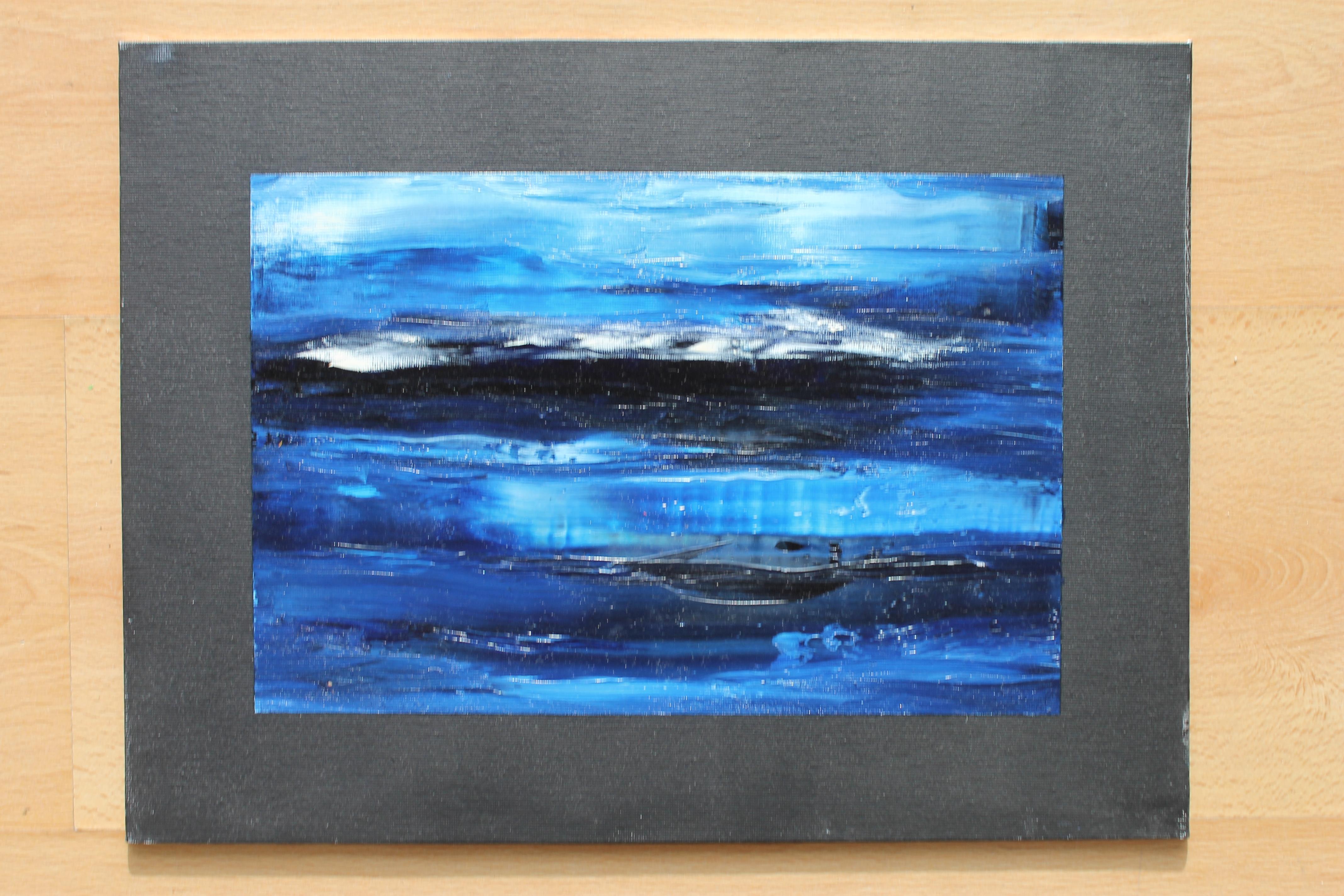 Abstract Dreams landscapes 002 - Gray Abstract Painting by Juan Jose Garay
