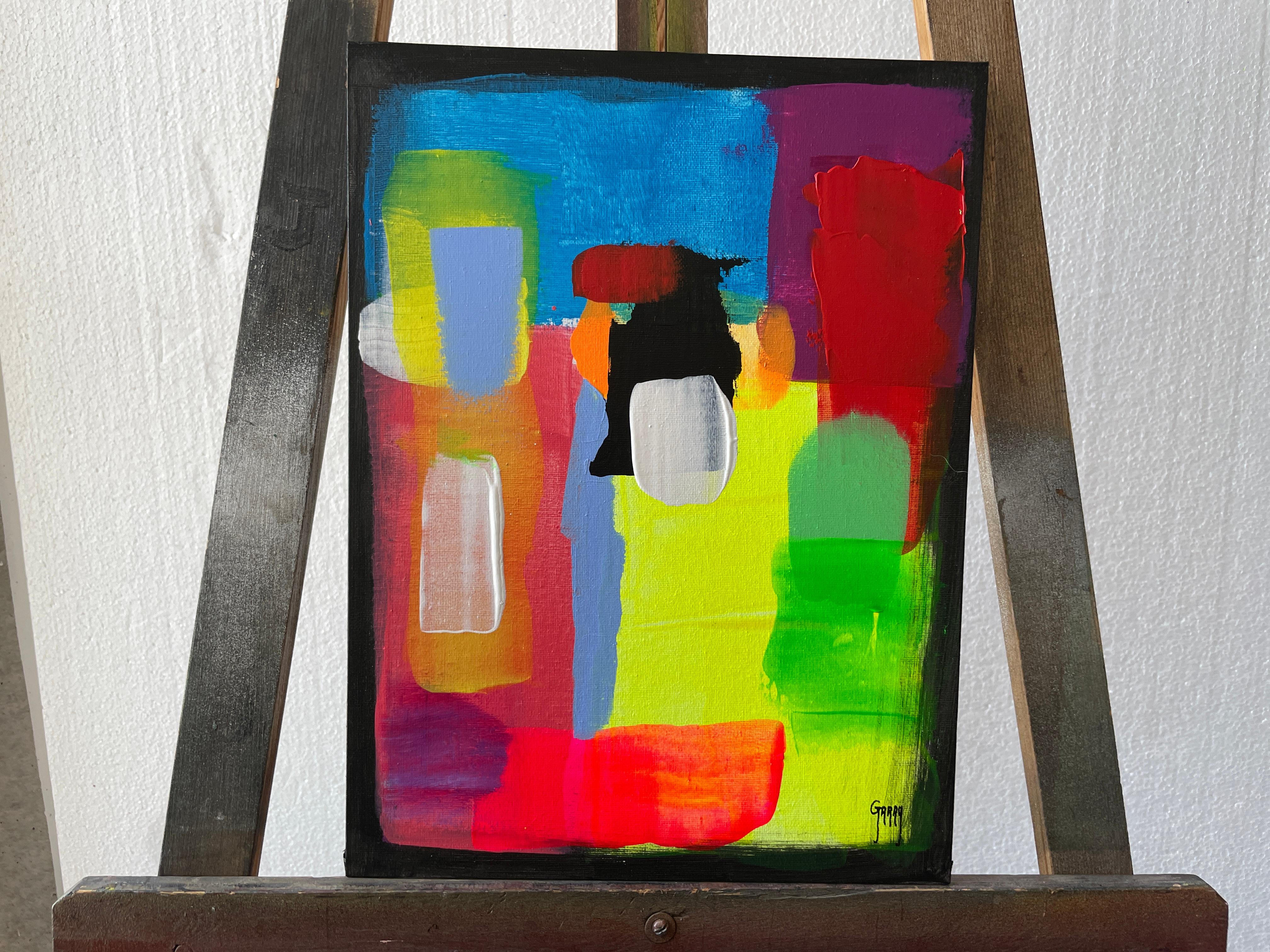 Abstraktes, kleines, echtes 020 – Painting von Juan Jose Garay