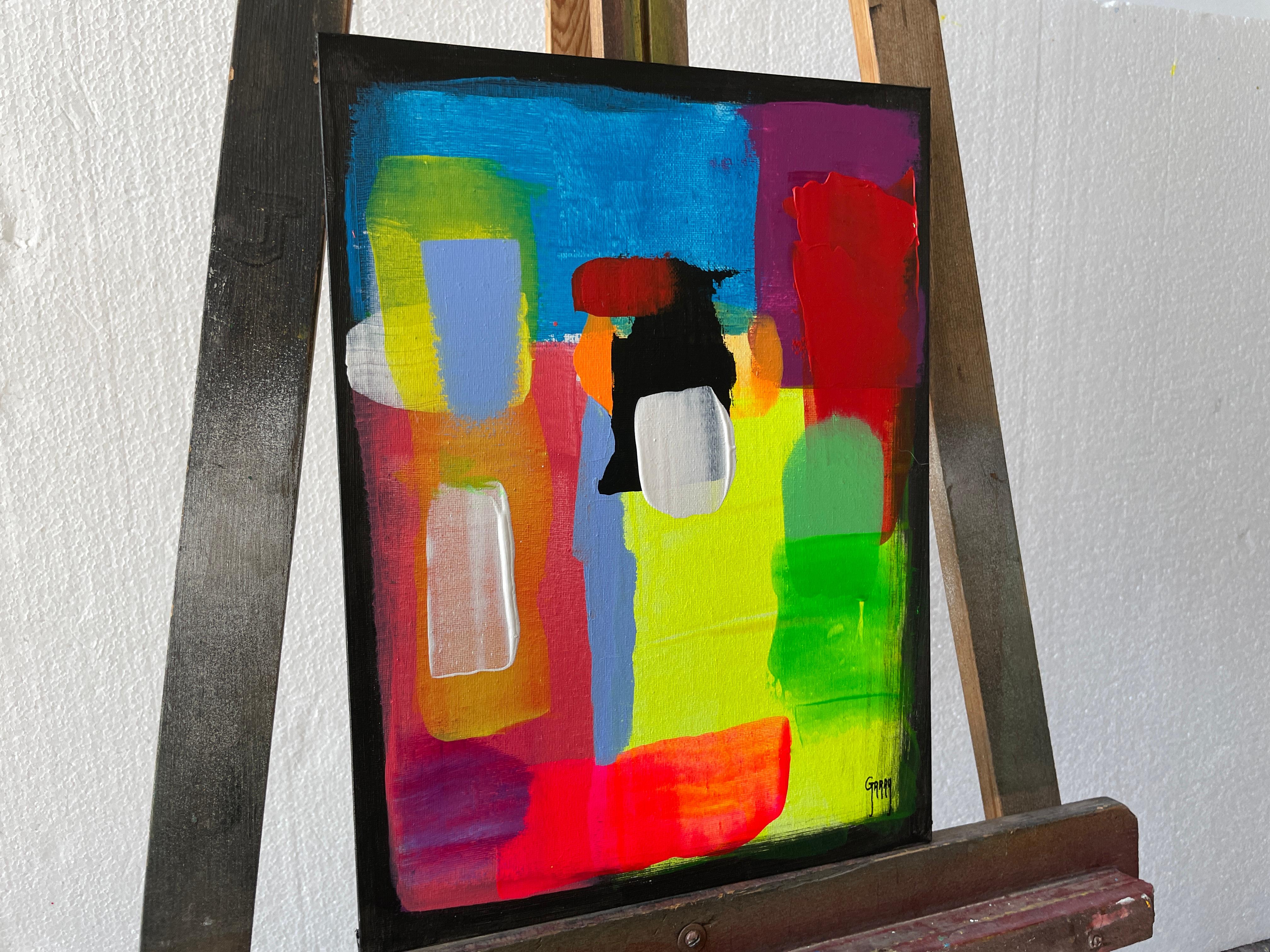 Abstraktes, kleines, echtes 020 (Abstrakter Expressionismus), Painting, von Juan Jose Garay