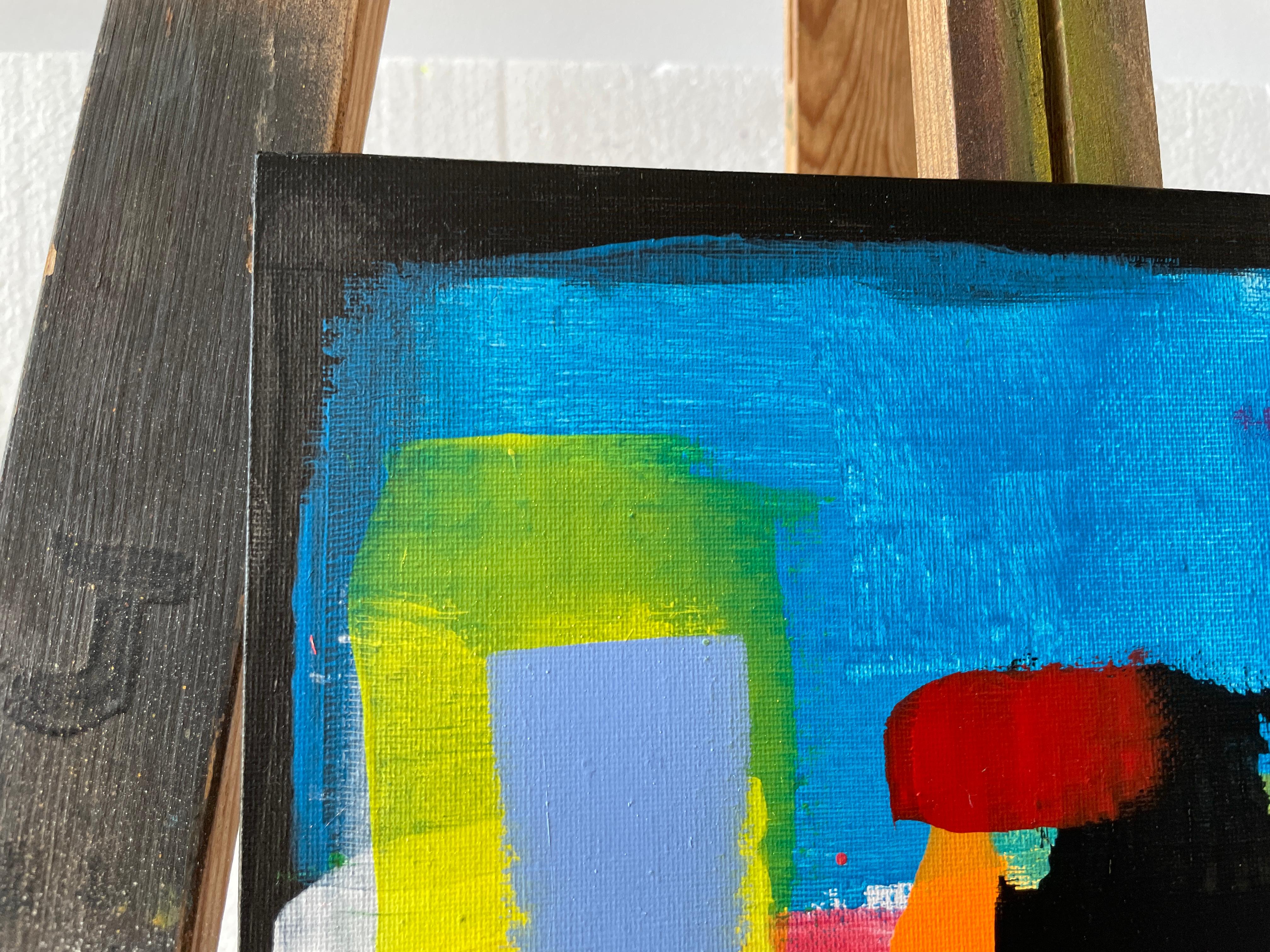 Mein Werk, das mit Akronymen entstanden ist, spiegelt eine abstrakte und lebendige Erkundung des menschlichen Wesens wider. Die Wahl der lebendigen Farben und die verschiedenen Formen fangen die Vollständigkeit der Emotionen und die tiefe
