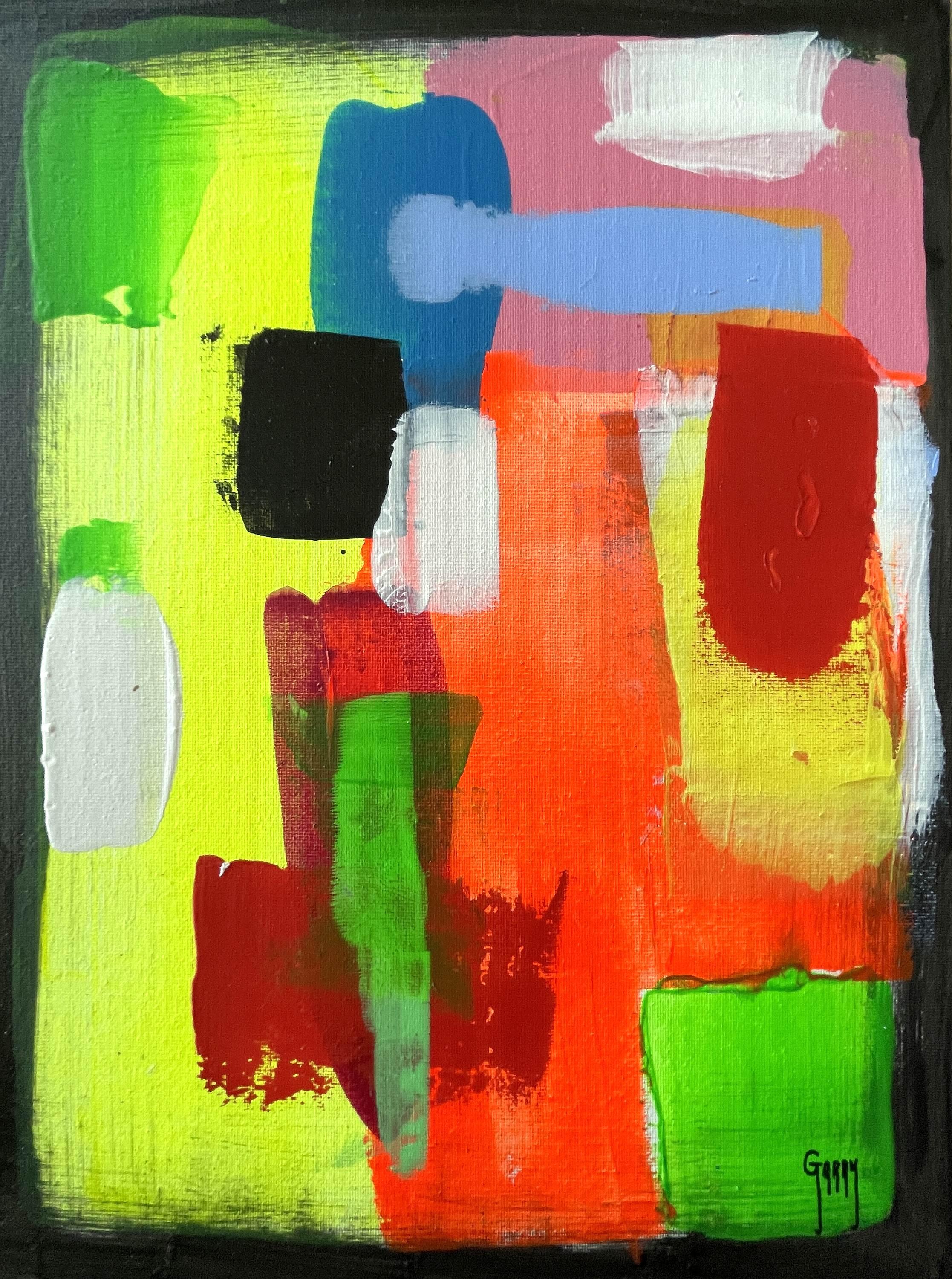 Abstraktes, kleines, echtes 023 – Painting von Juan Jose Garay