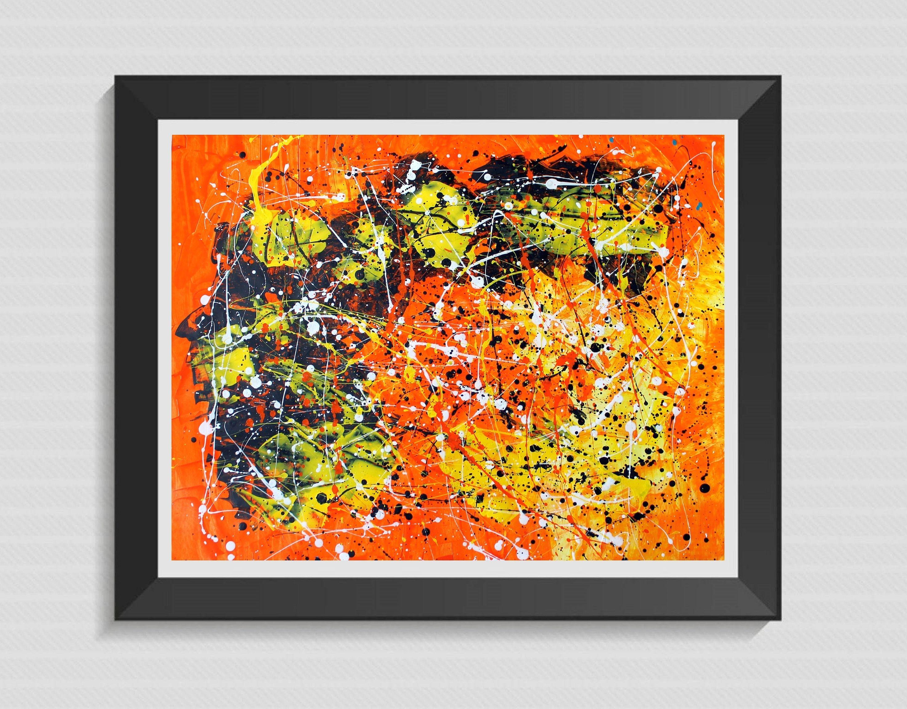 Interior Painting Juan Jose Garay - Abstract Orange paper
