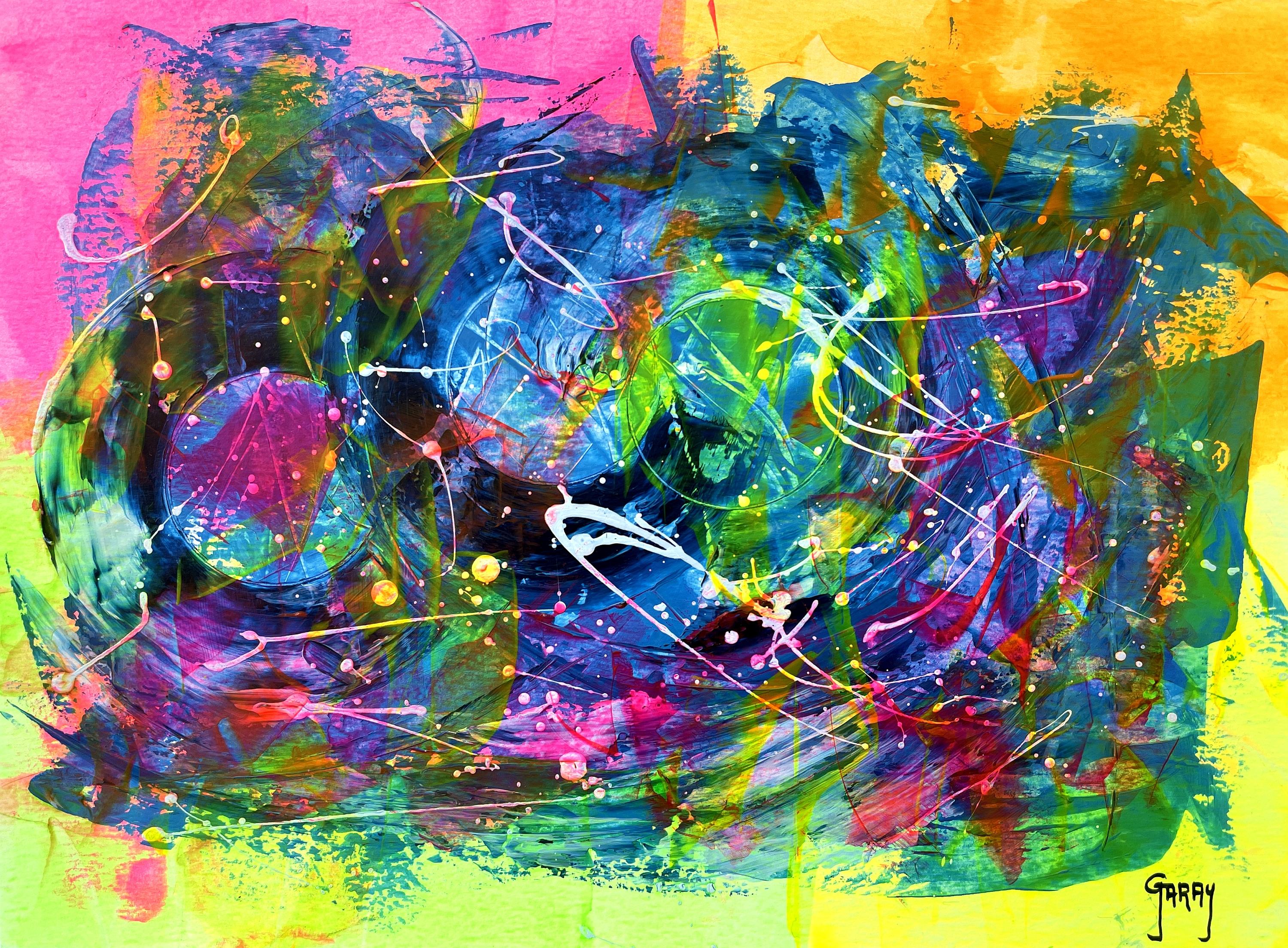 Abstract Paper 007 - Painting by Juan Jose Garay