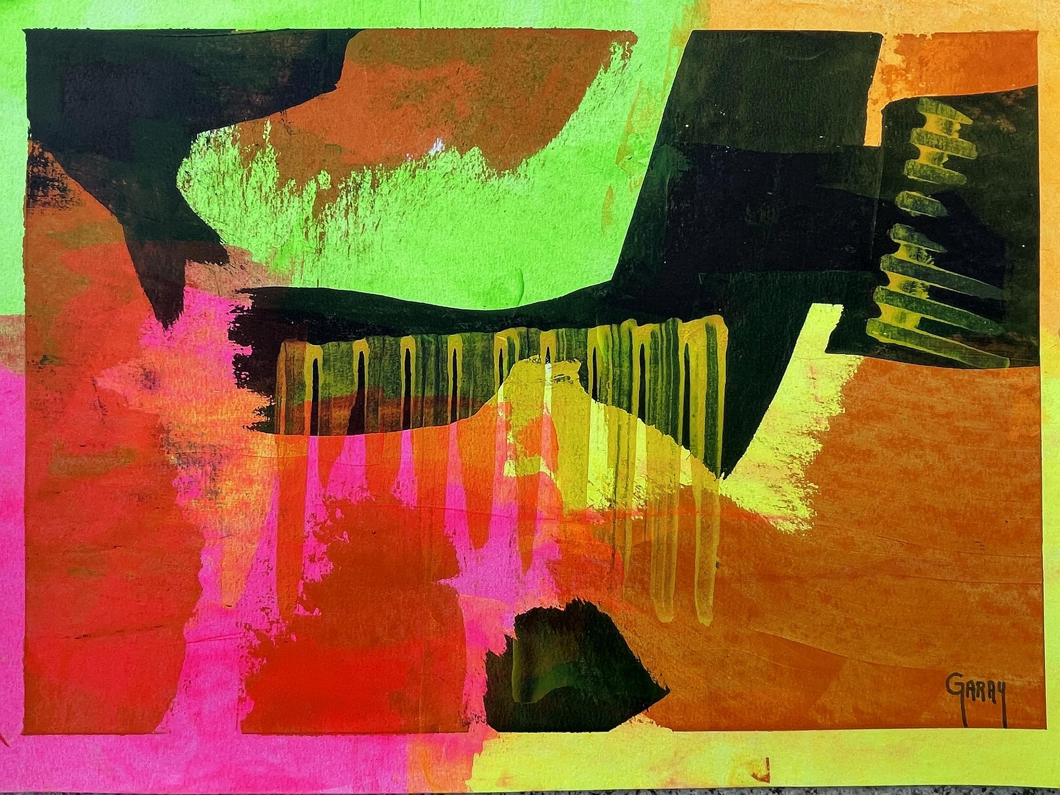 Abstract Paper 010 - Painting by Juan Jose Garay