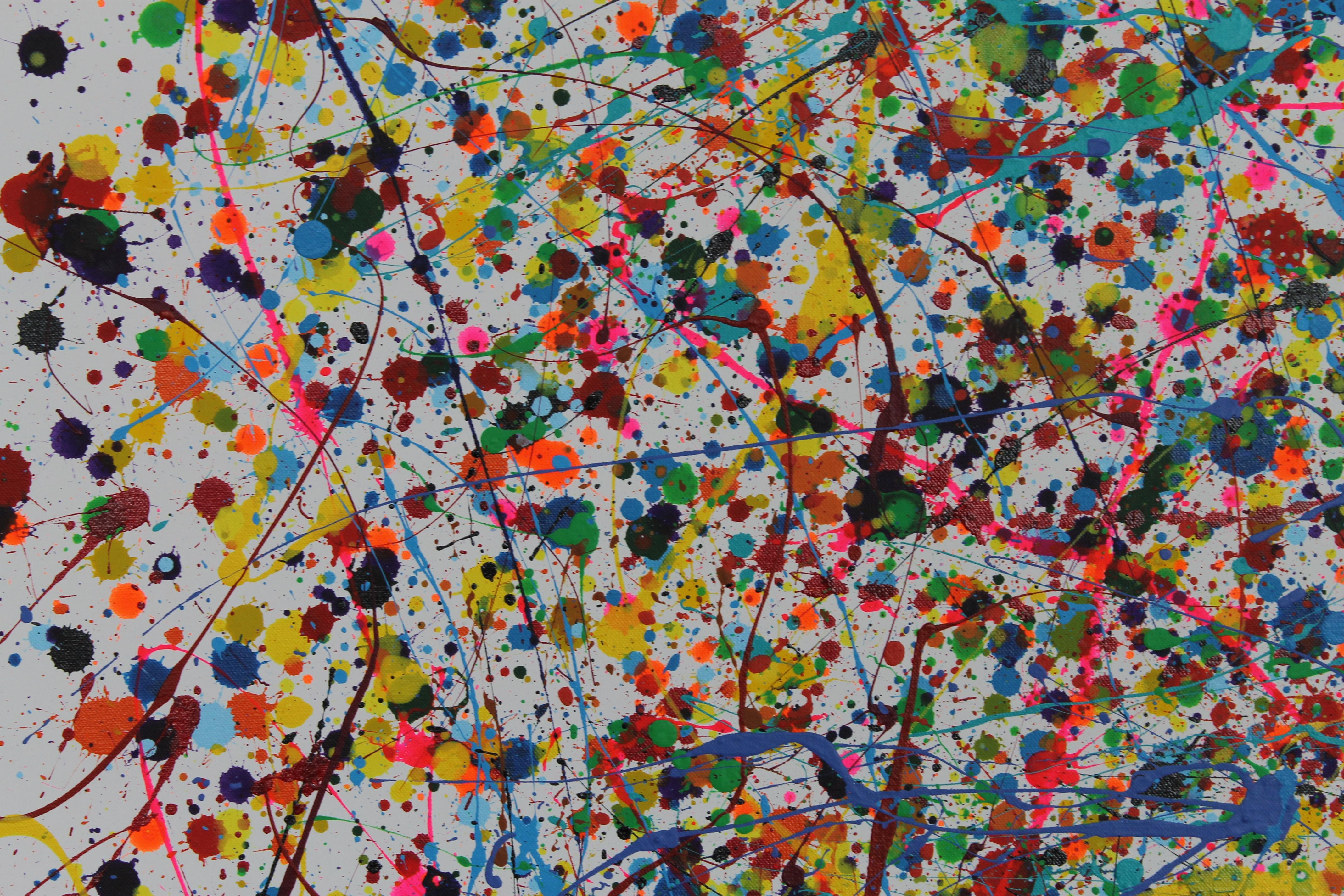 Abstract Status Quo - Abstract Expressionist Painting by Juan Jose Garay