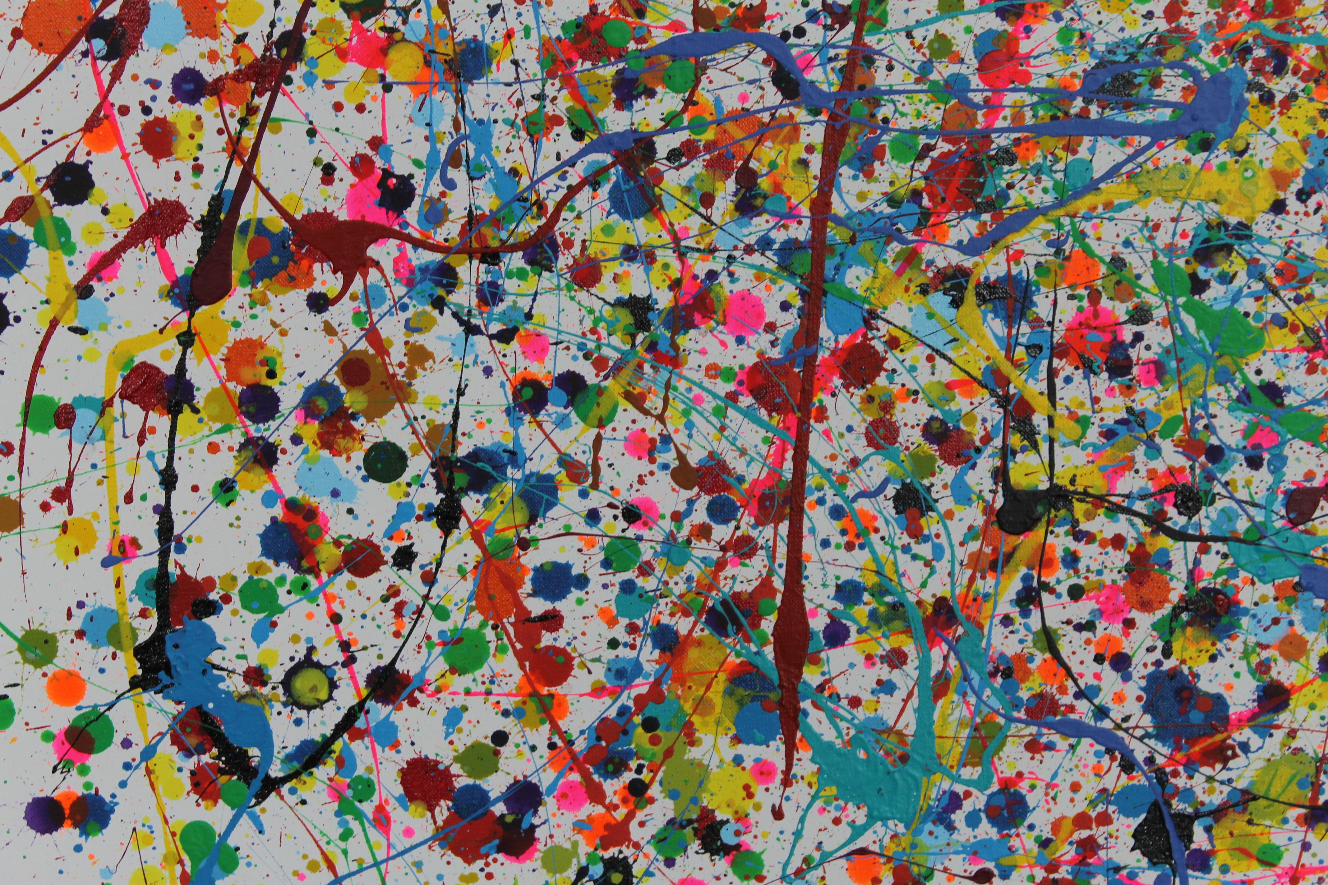 Abstract Status Quo - Brown Abstract Painting by Juan Jose Garay